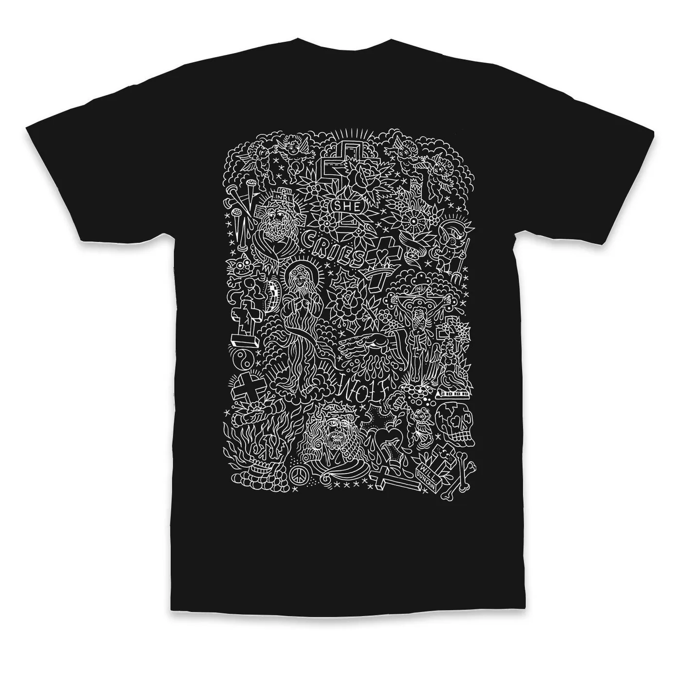 She Cries Wolf Will Duncan T-shirt (Black)