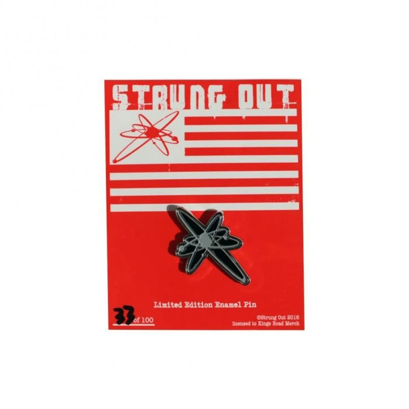 Strung Out Limited Edition Astrolux Enamel Pin (Silver)