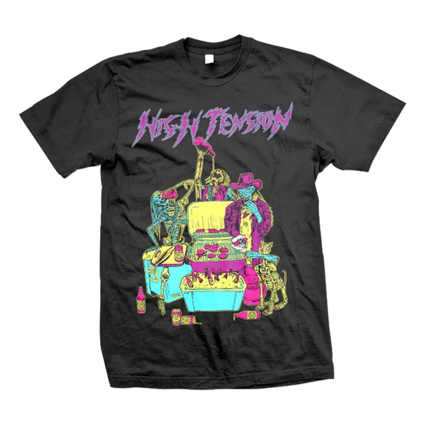 High Tension Zombie BBQ T (Black)
