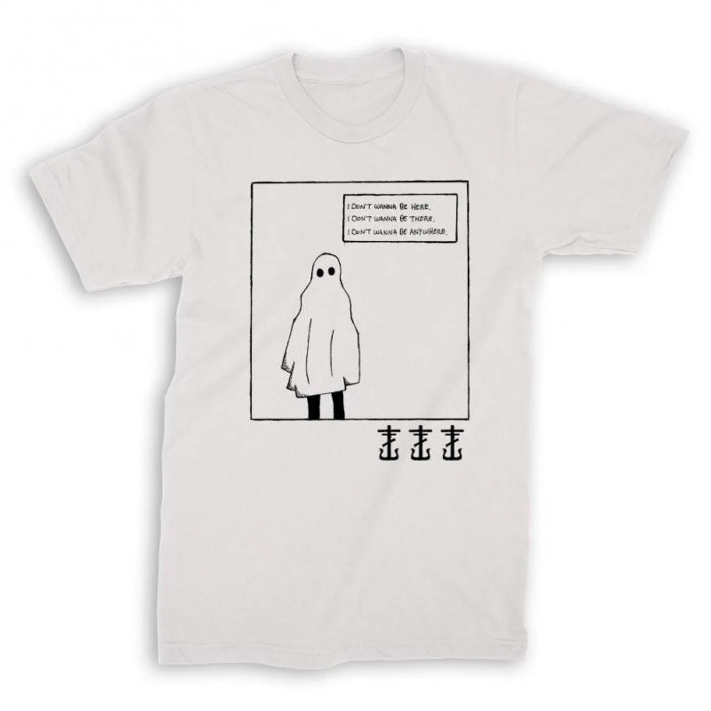 Frank Iero Ghost T-shirt (White)