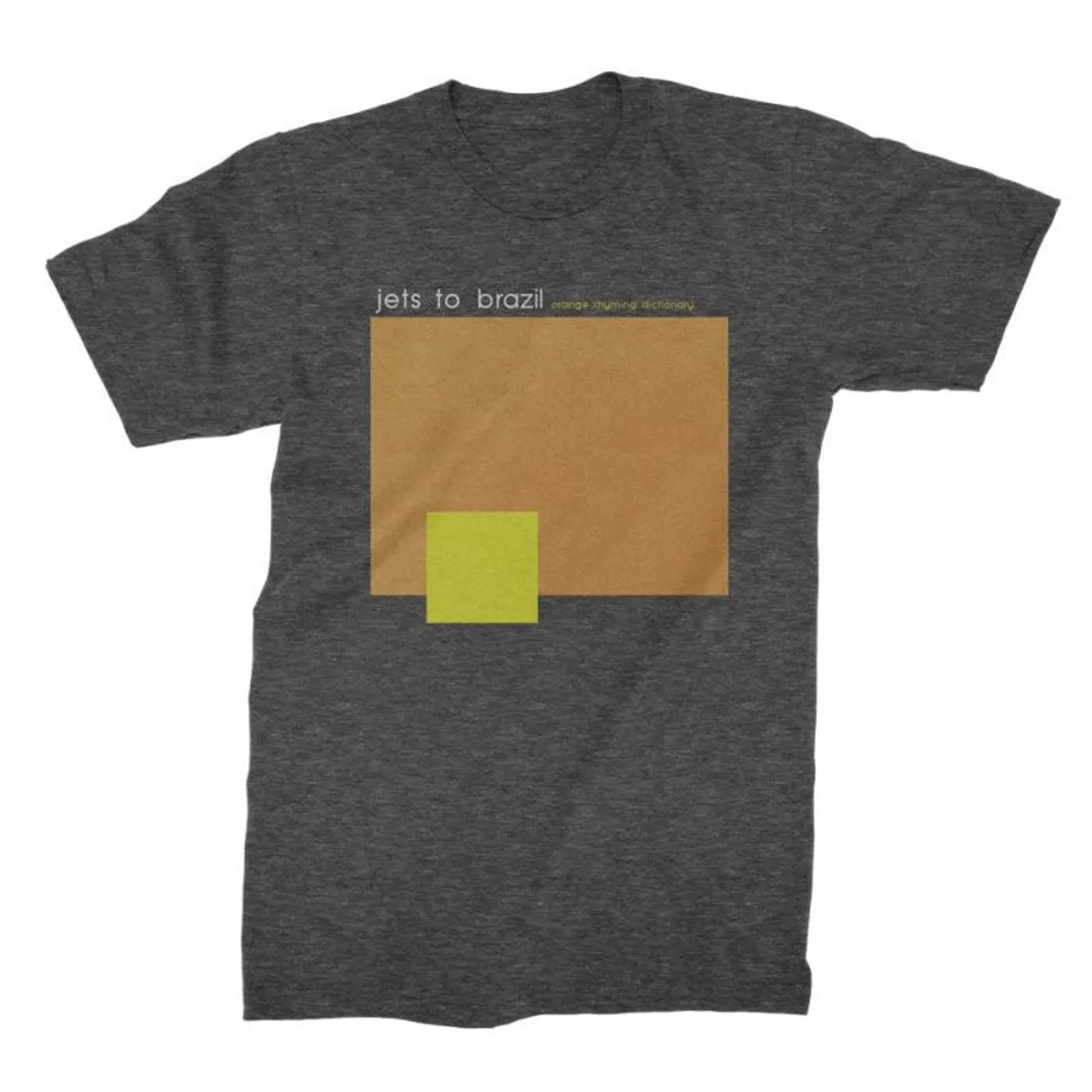 Jets To Brazil Orange Rhyming Dictionary Album Tee (Charcoal Heather)