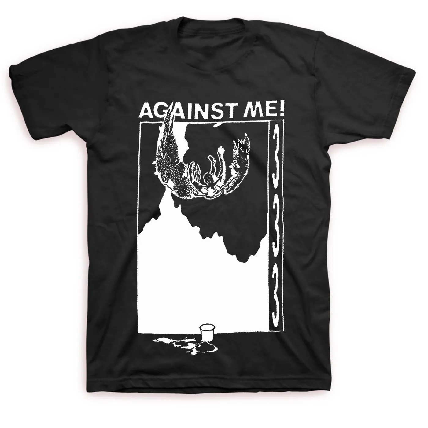 Against Me! 333 T-shirt (Black)