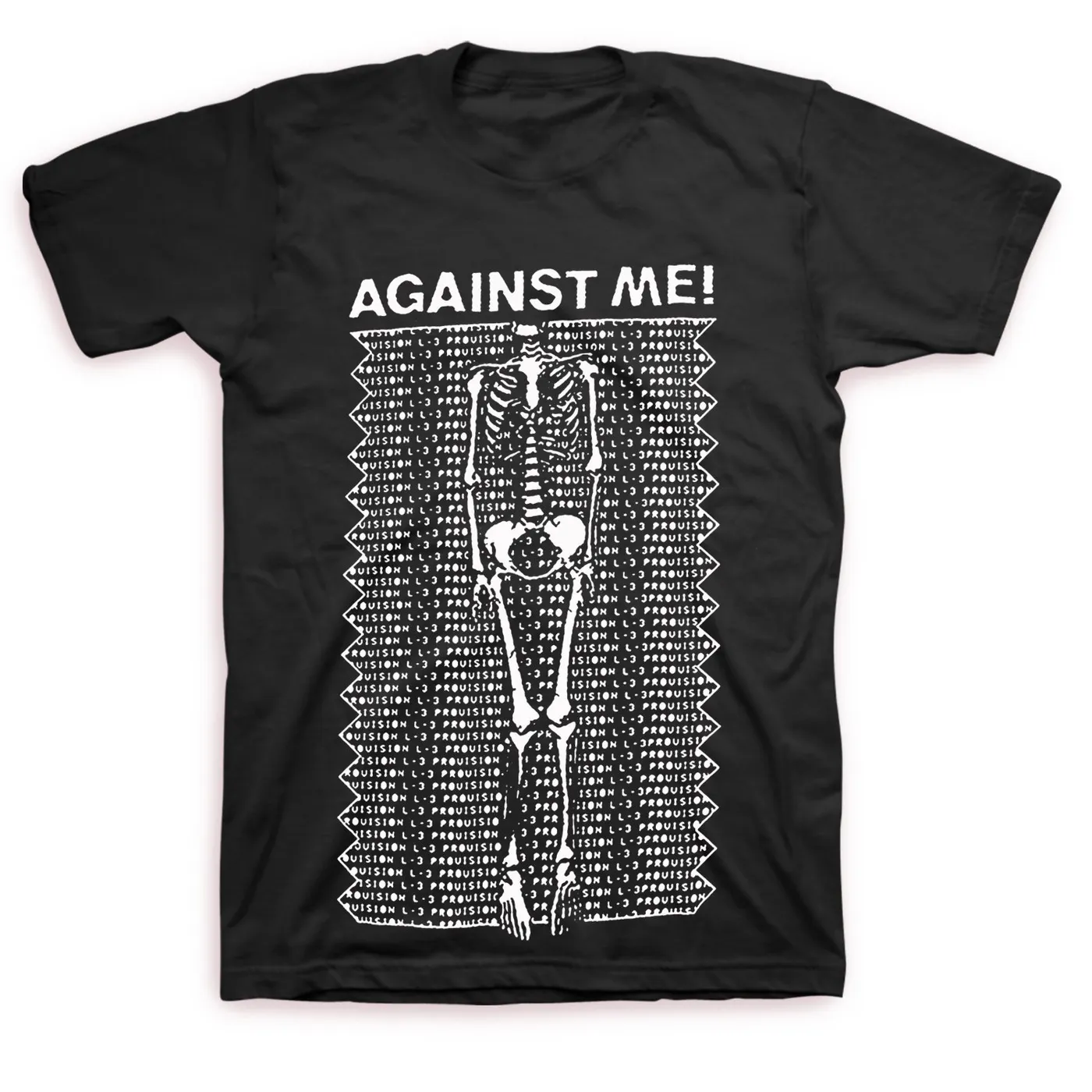 Against Me! Provision T-shirt (Black)