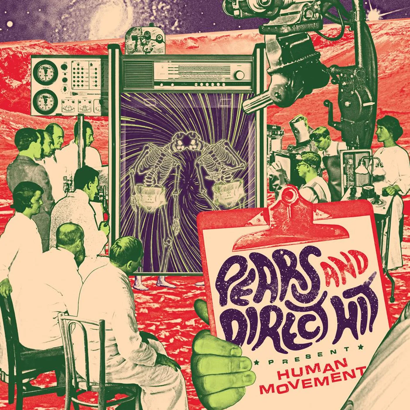 Direct Hit! Human Movement (split) LP (Black) (Vinyl)