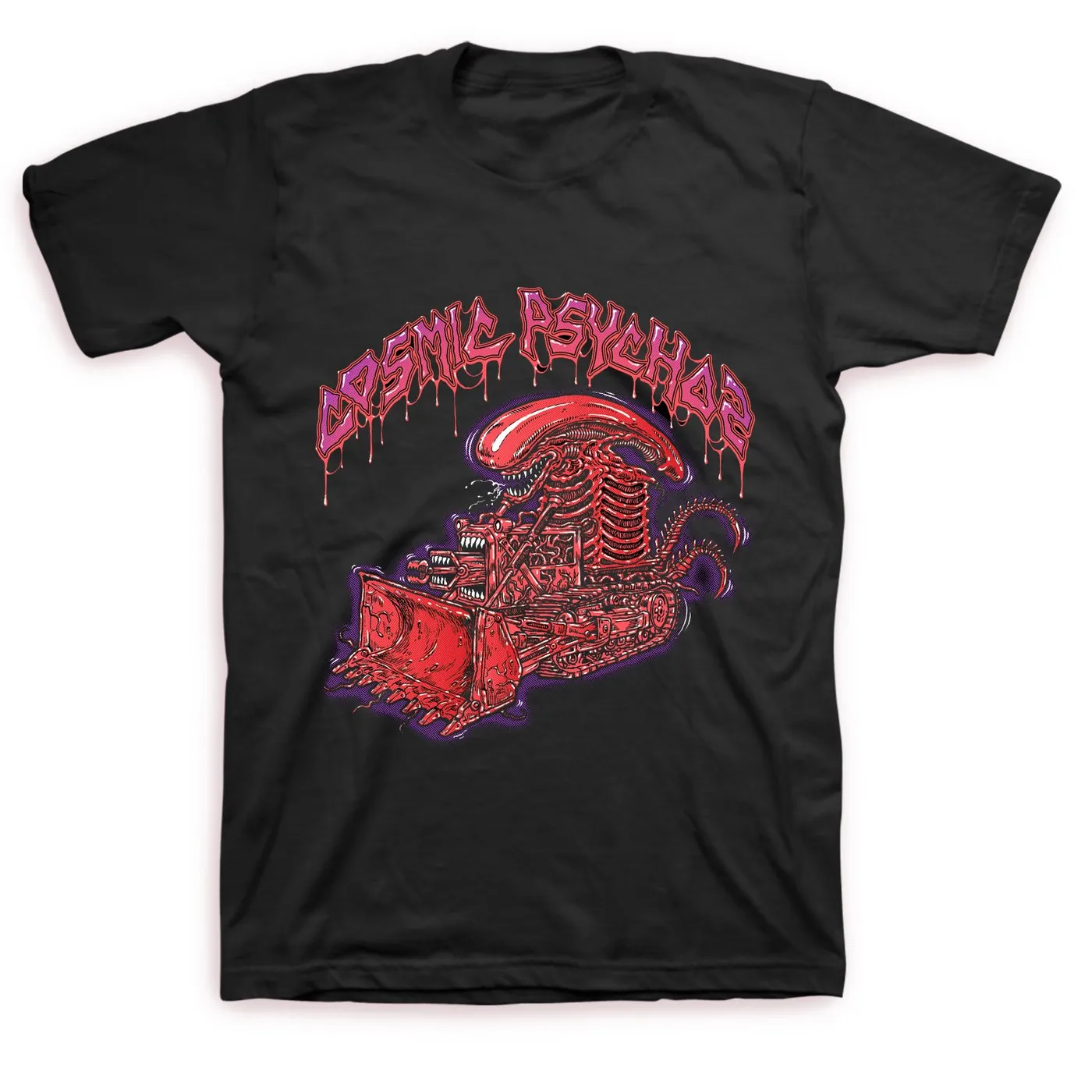 Cosmic Psychos Alien T-shirt (Meat Coloured)