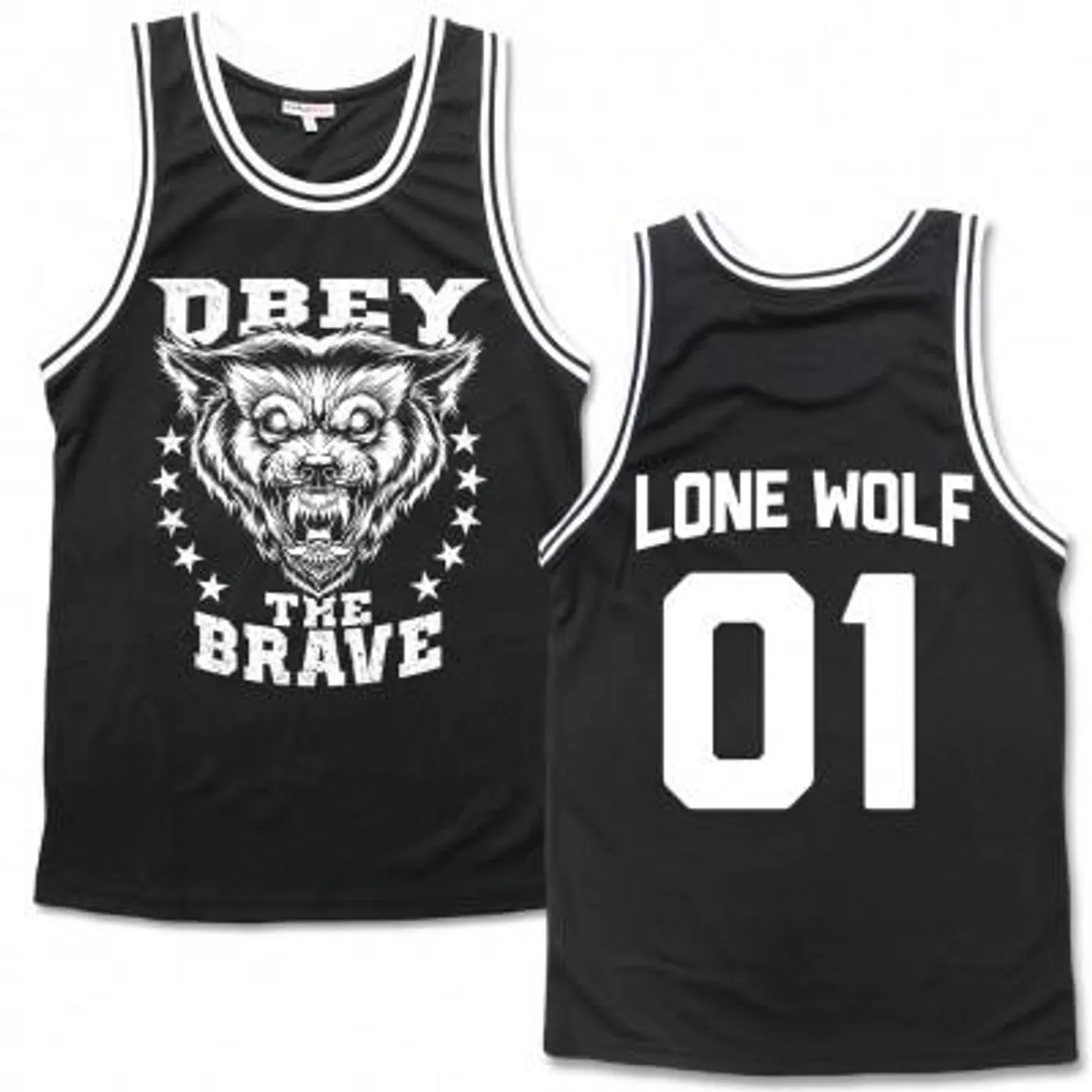 Obey The Brave Wolf Basketball Jersey