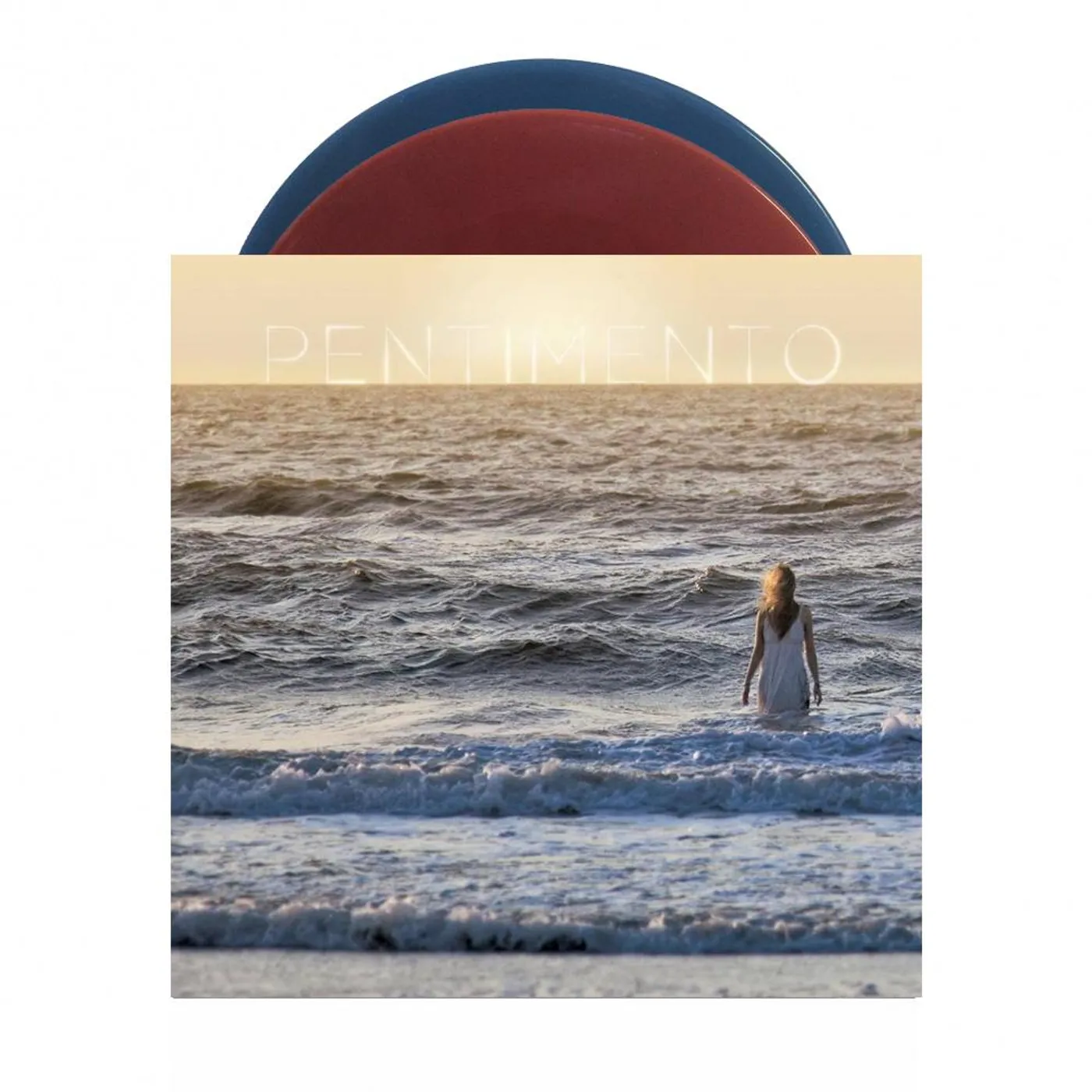 Pentimento Inside The Sea - 2 x 7" (Sea Blue Transparent & Oxblood) (Vinyl)