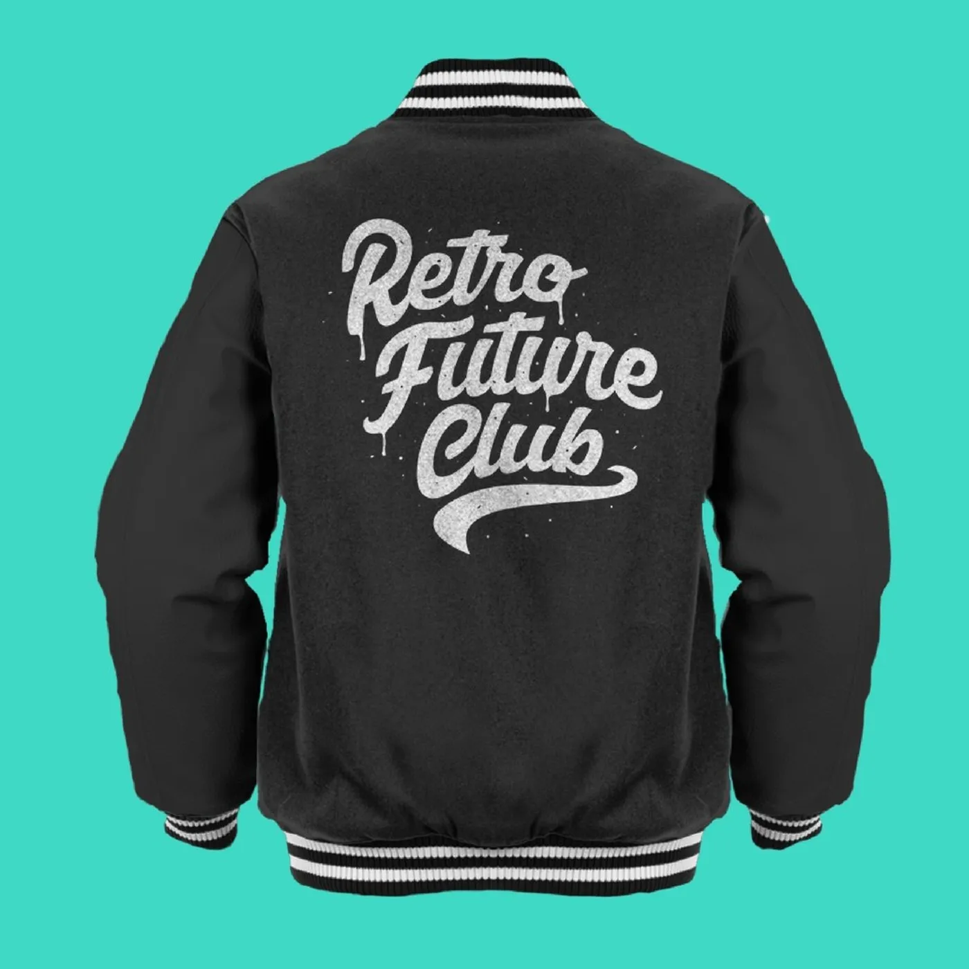 Forever Came Calling Retro Future Club Varsity Jacket