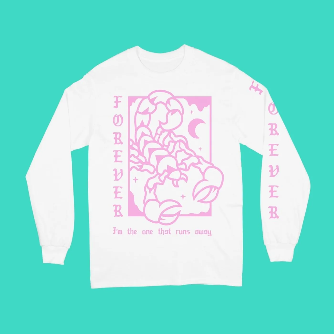 Forever Came Calling Scorpion Longsleeve (White)