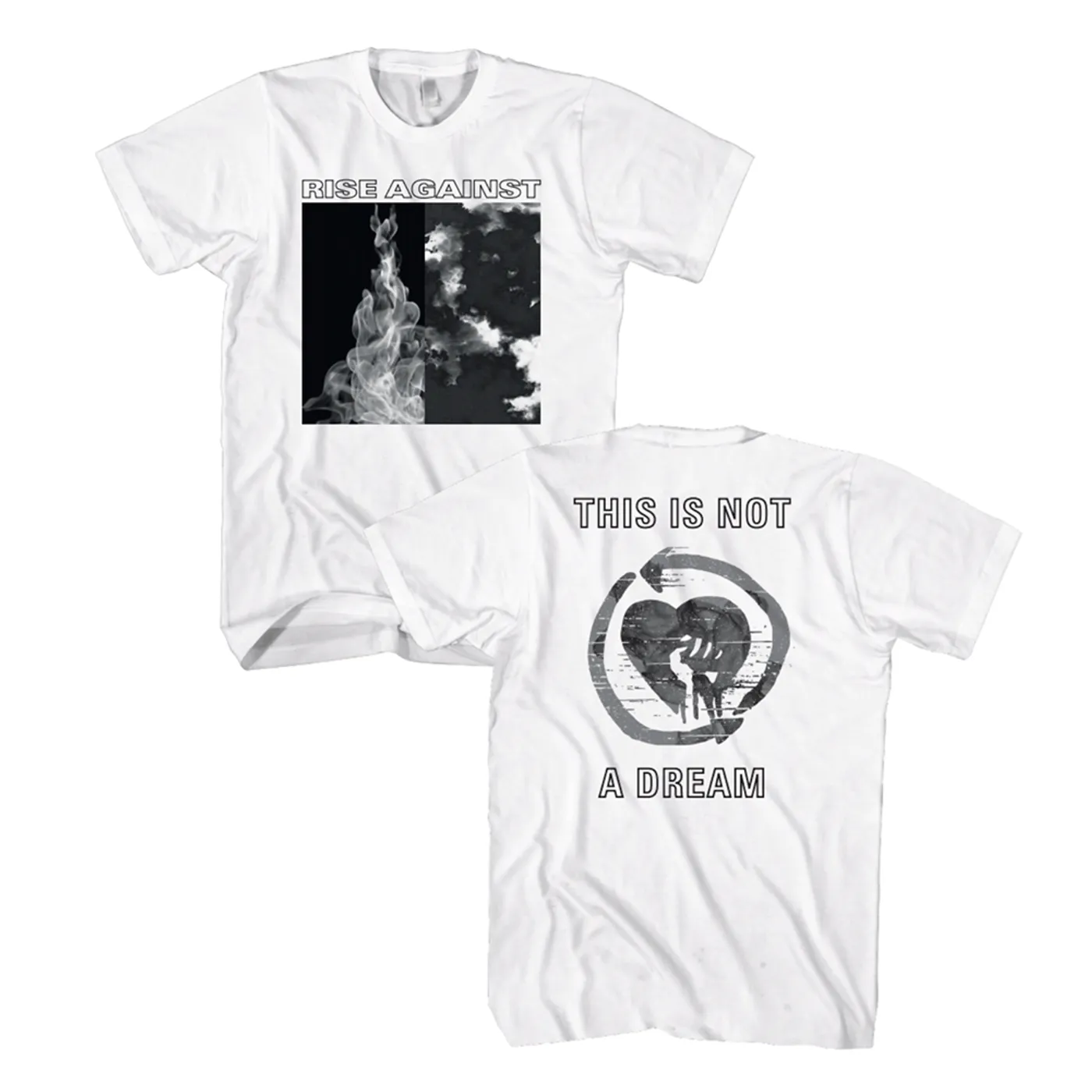 Rise Against This is Not A Dream T-shirt (White)