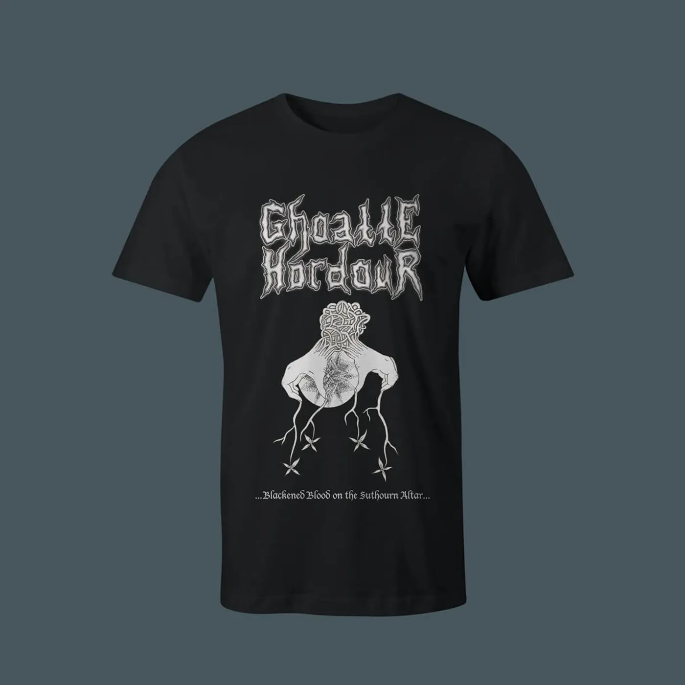 Ghoatte Hordour Blackened Blood On The Suthourn Altar Download + T-Shirt