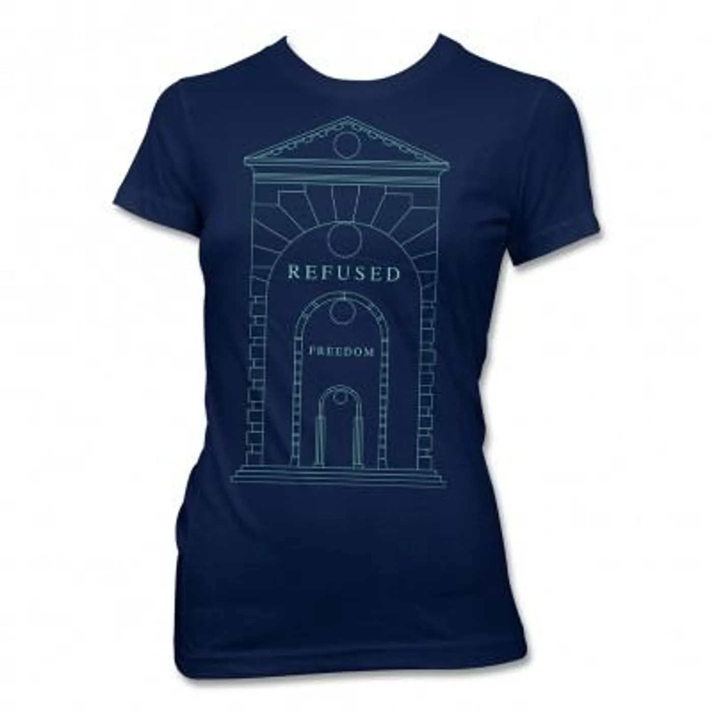 Refused Arch T-shirt (Navy) - Womens