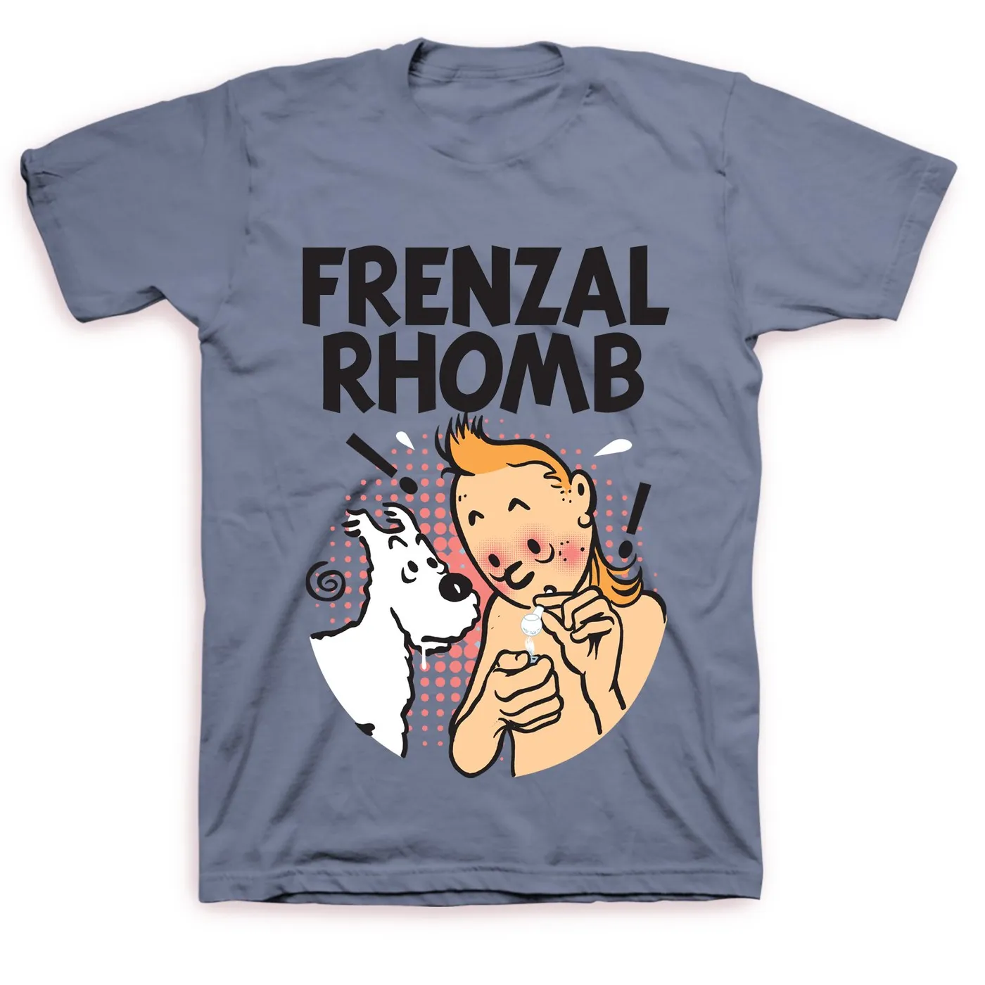 Frenzal Rhomb Tin Tin T-shirt (Blue)