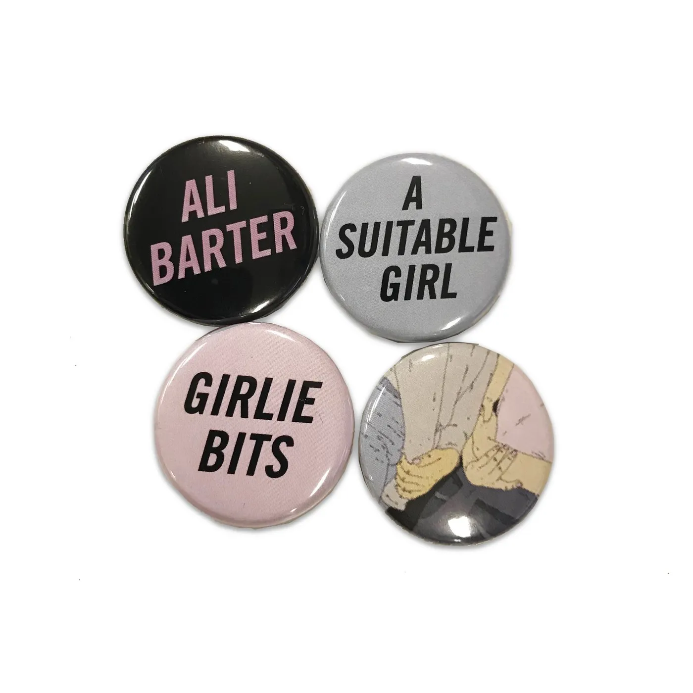 Ali Barter Girlie Bits Button Set