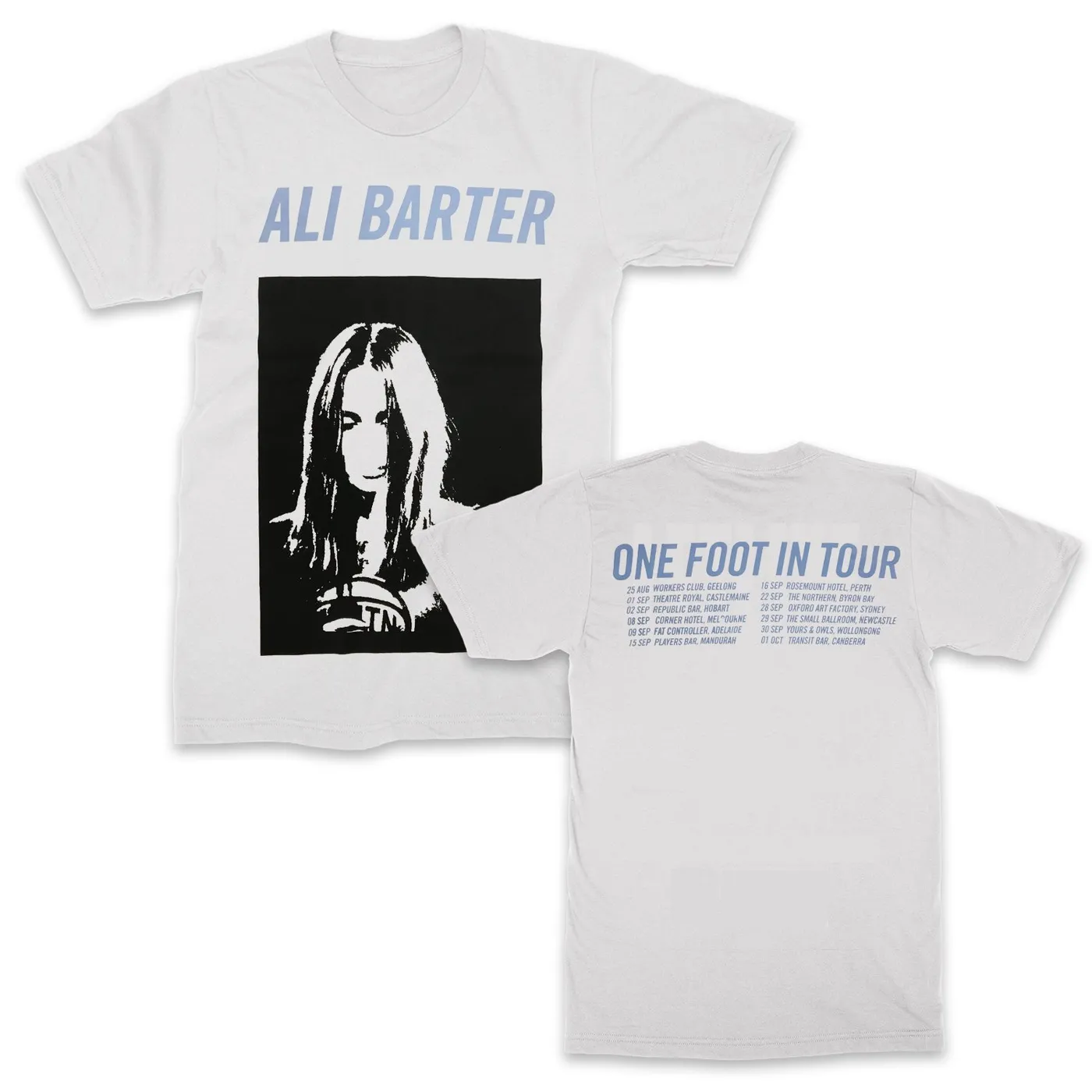 Ali Barter One Foot In Tour Tee (White)