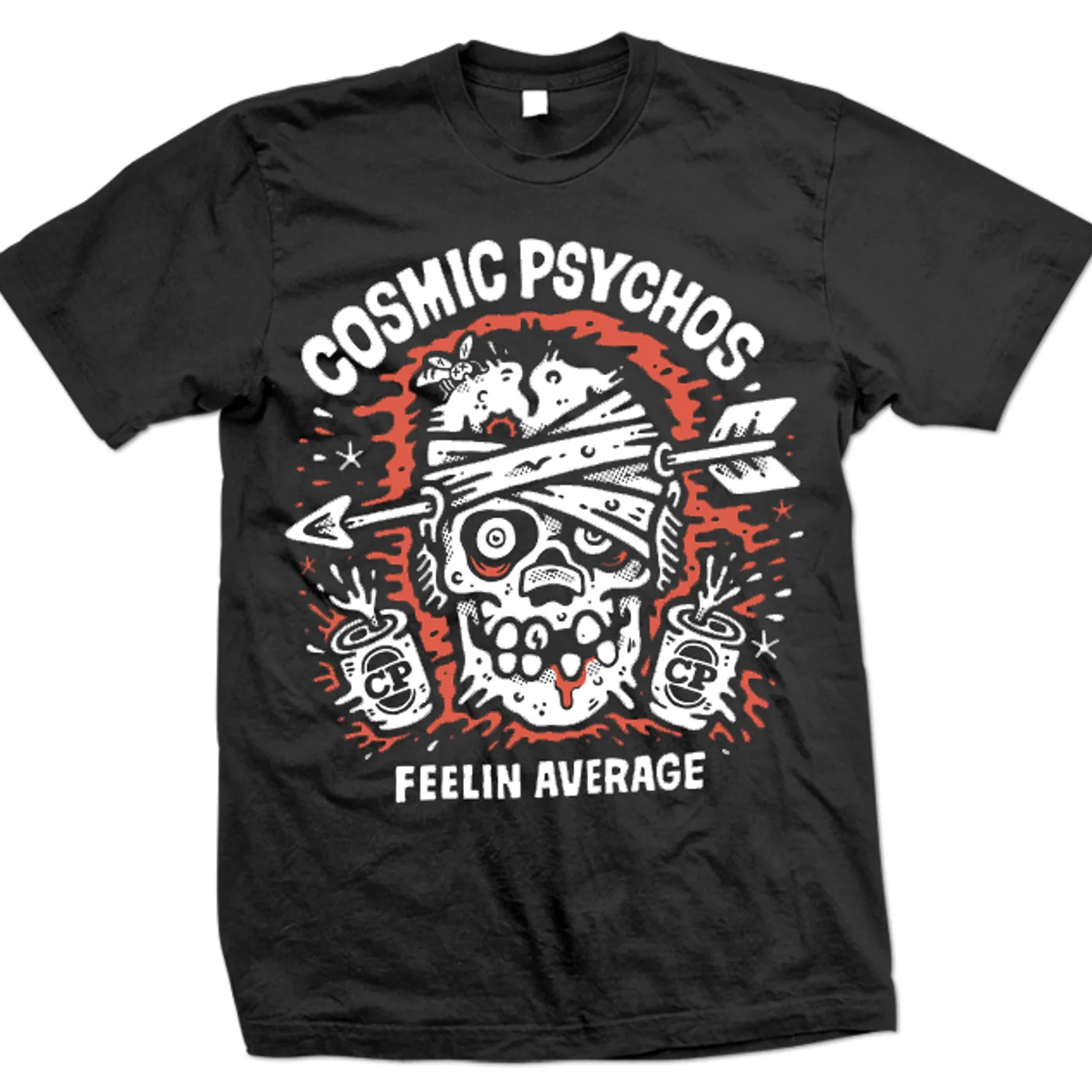 Cosmic Psychos Feelin' Average Tee (Black)