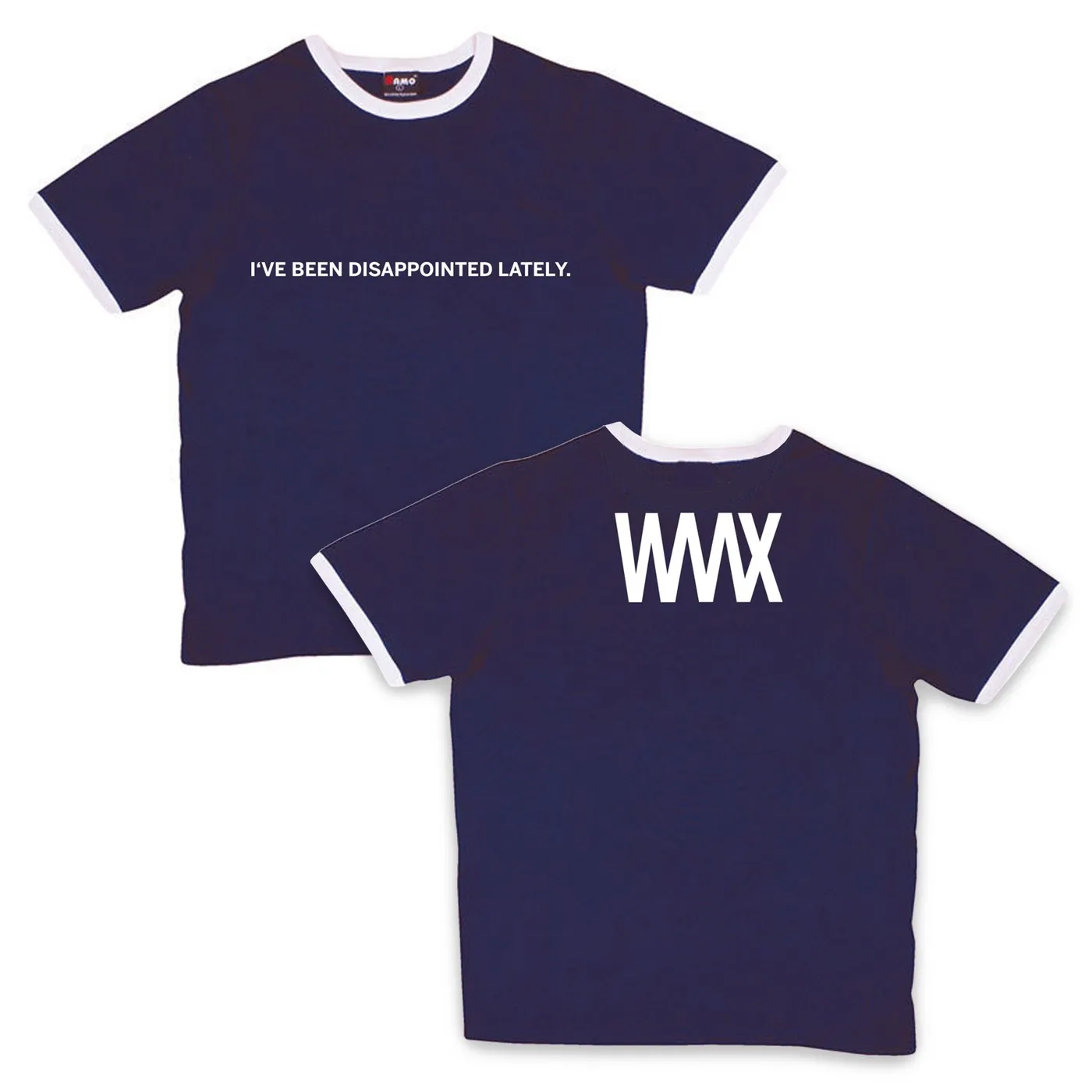WAAX I've Been Disappointed Lately Tee (Navy/White)