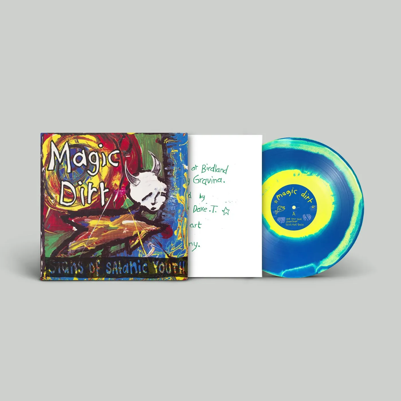 Magic Dirt Signs of Satanic Youth 12" (Blue/Yellow Marble)