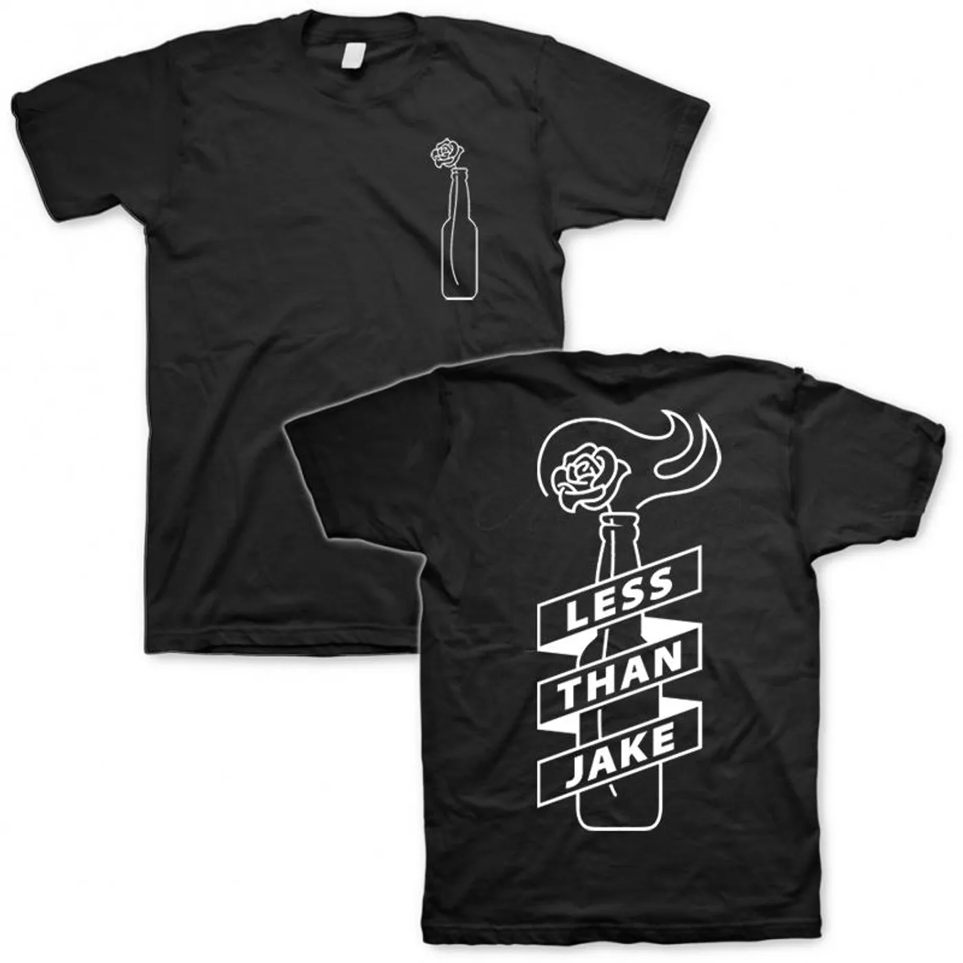 Less Than Jake Bottle T-shirt (Black)