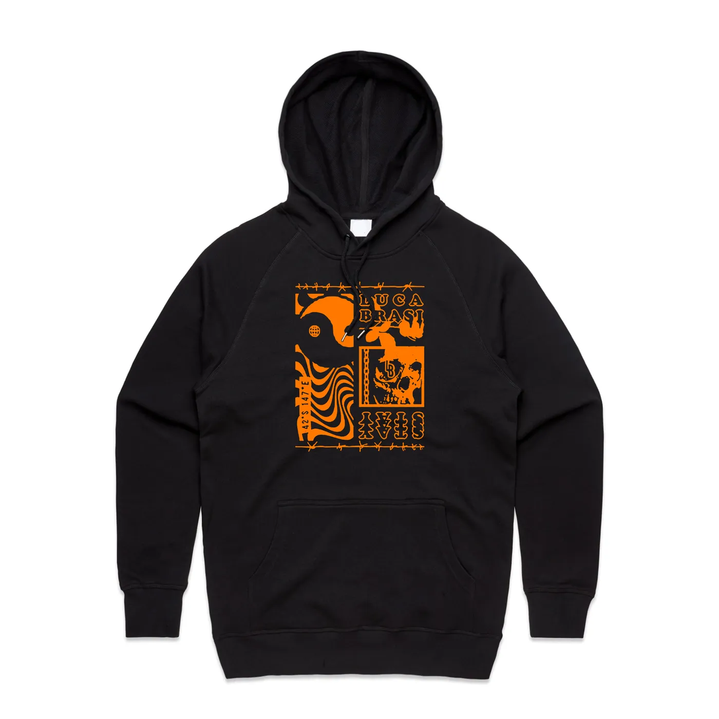 Luca Brasi Stay Collage Pullover Hoodie (Black)