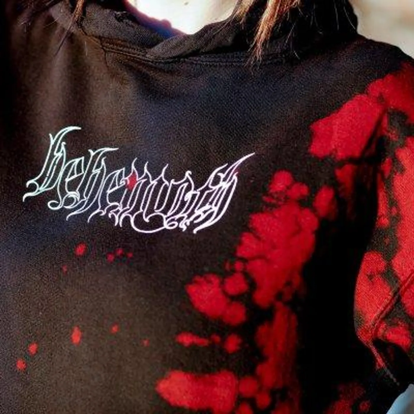 Behemoth Crucifix Women's Crop Top Sweatshirt (Bloodlet)