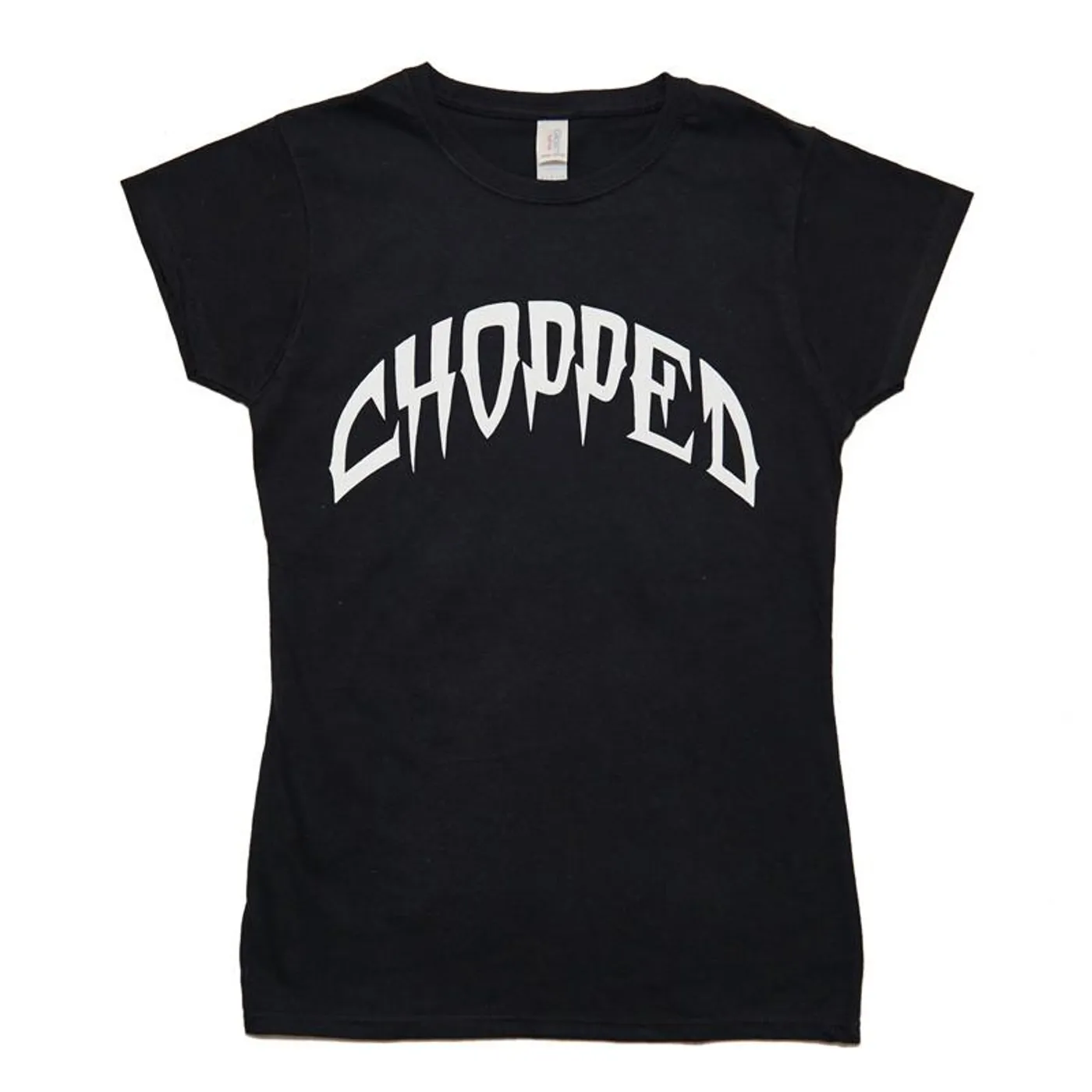 Chopped Logo Womens T-shirt (Black)