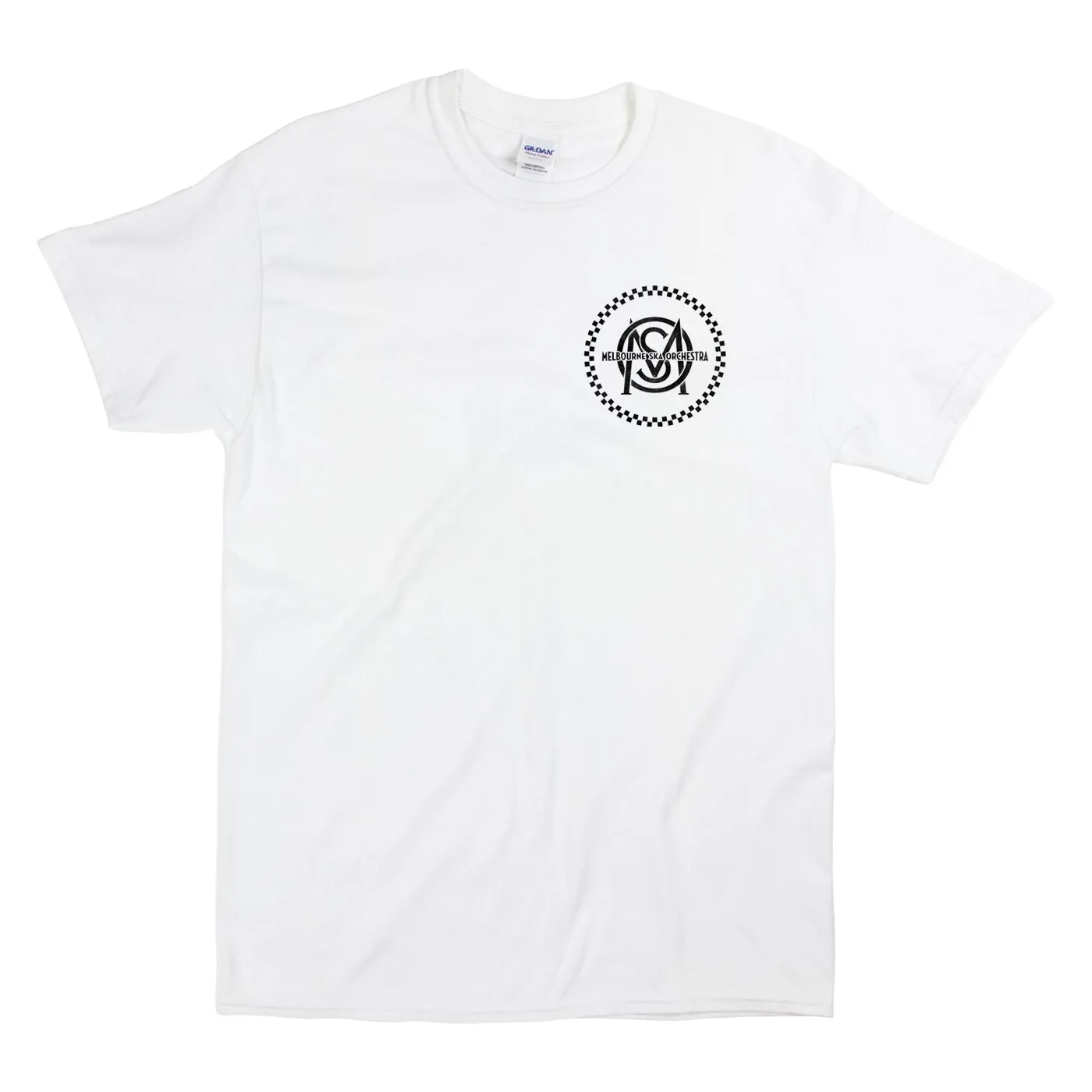 Melbourne Ska Orchestra Pocket Print Logo T-shirt (White)