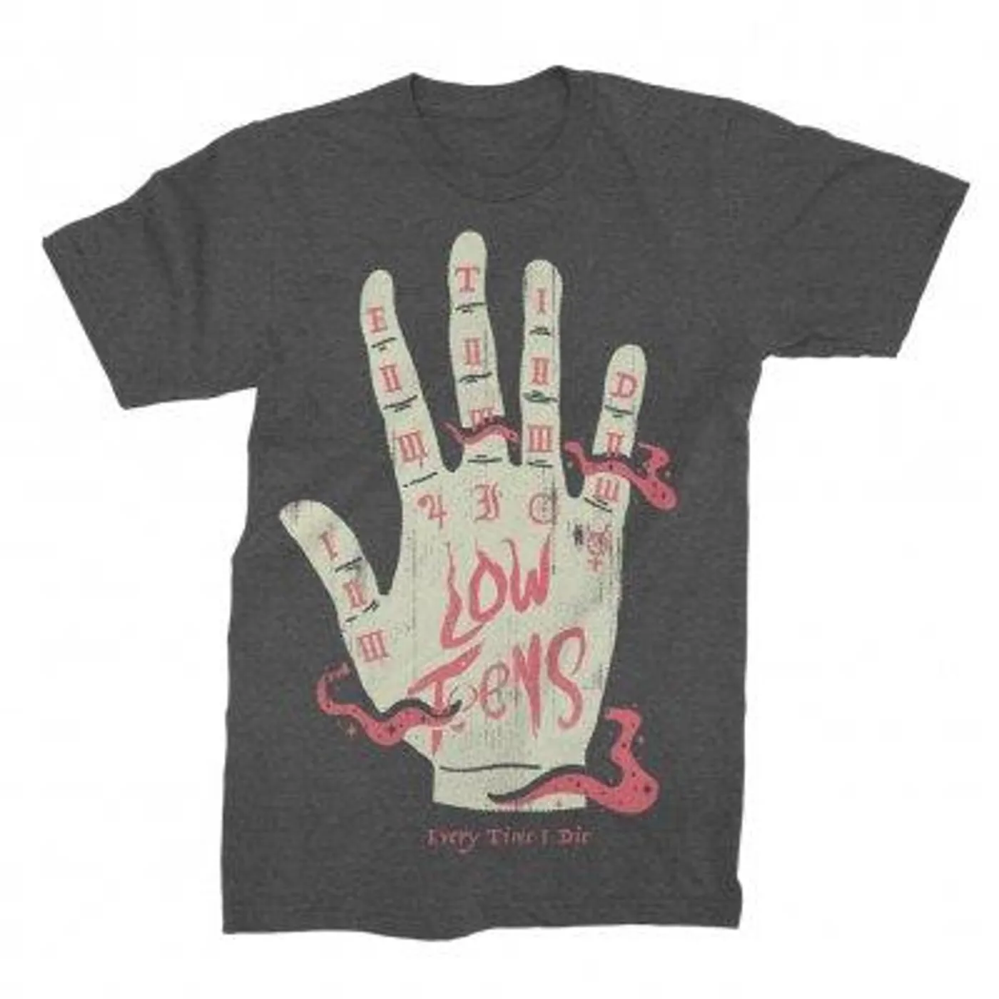 Every Time I Die Palm Reader T-shirt (Grey)