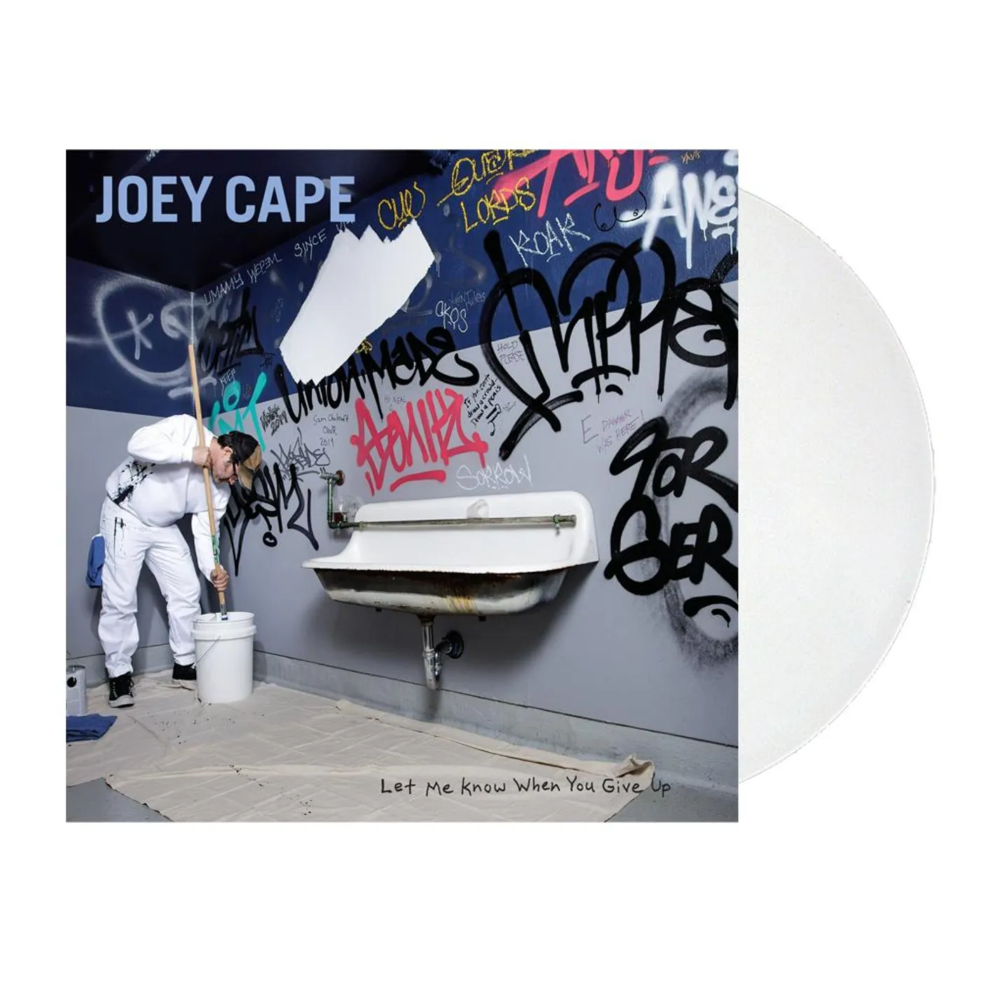 Joey Cape Let Me Know When You Give Up LP (White) (Vinyl)