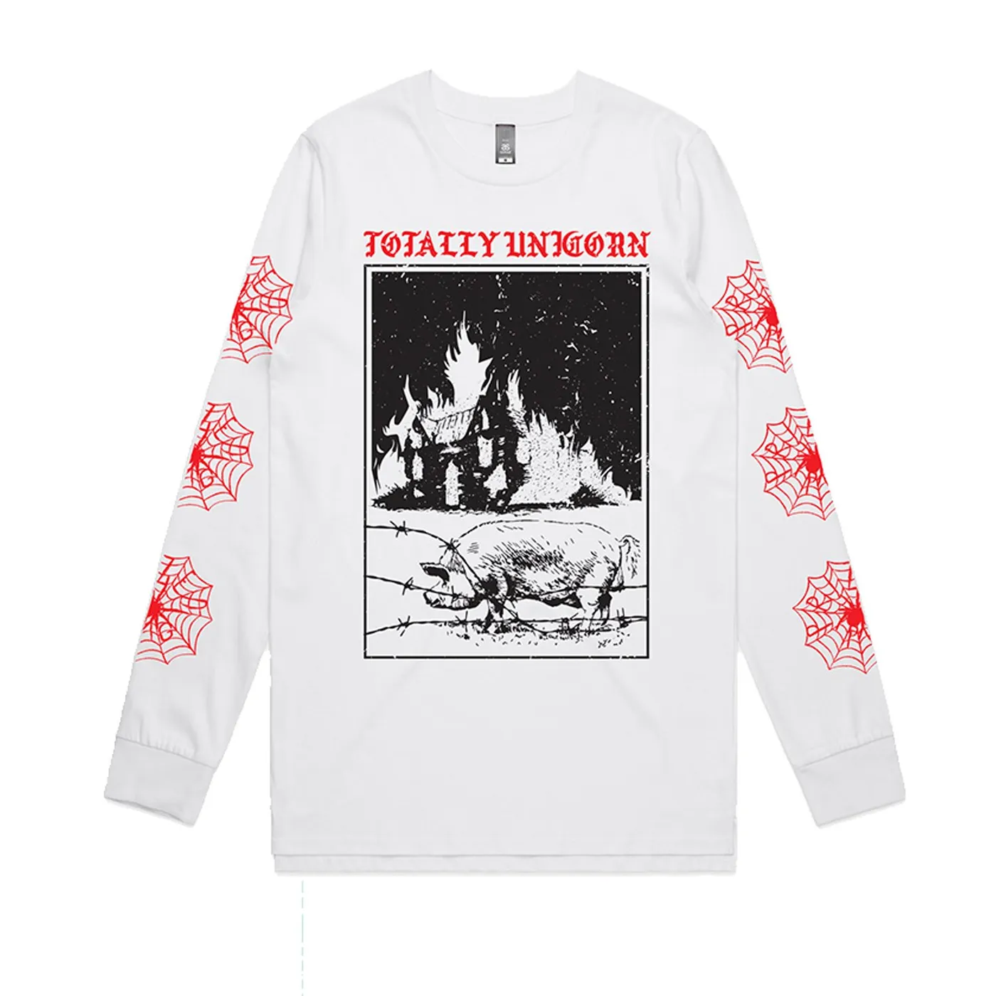 Totally Unicorn Barn Burner Longsleeve (White)