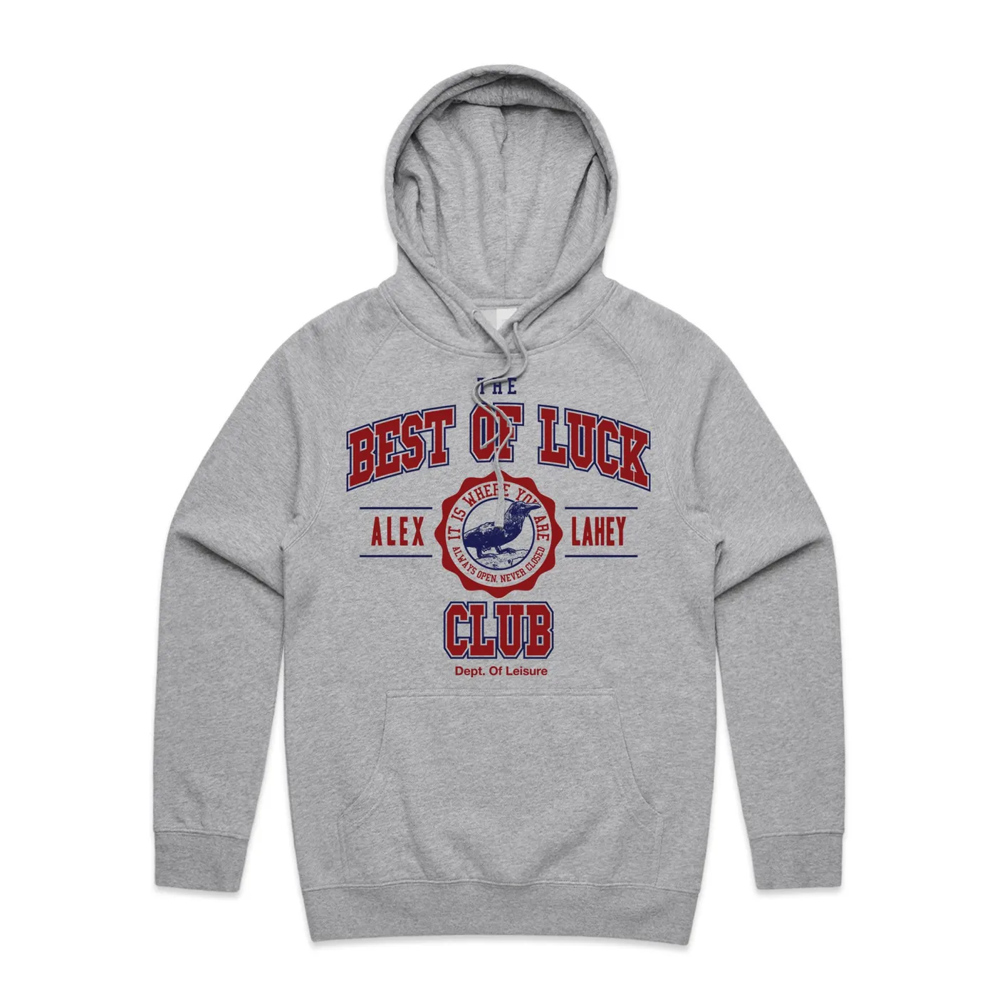 Alex Lahey College Pullover Hoodie (Grey)