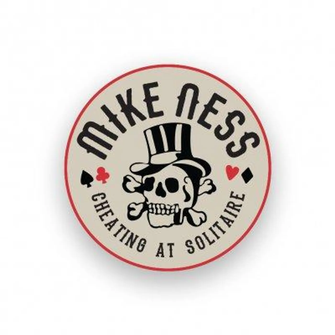Mike Ness Cheating At Solitaire Enamel Pin