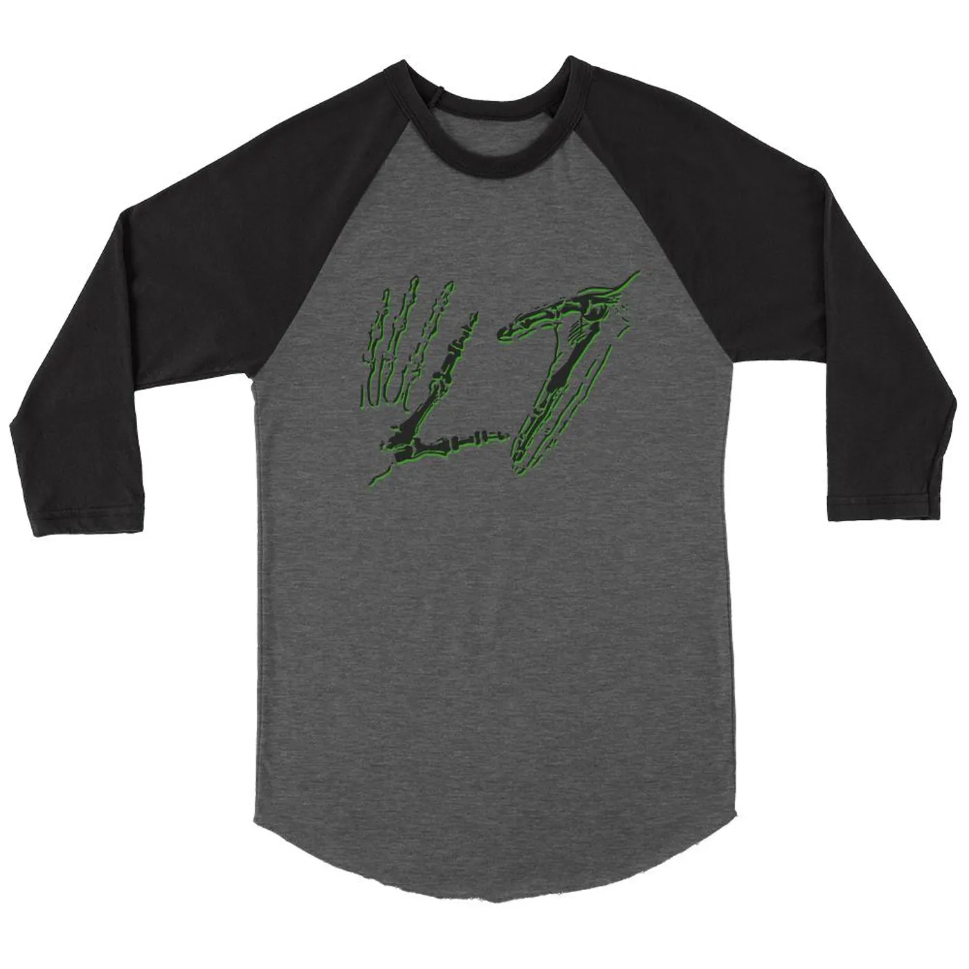 L7 Green Hands Raglan