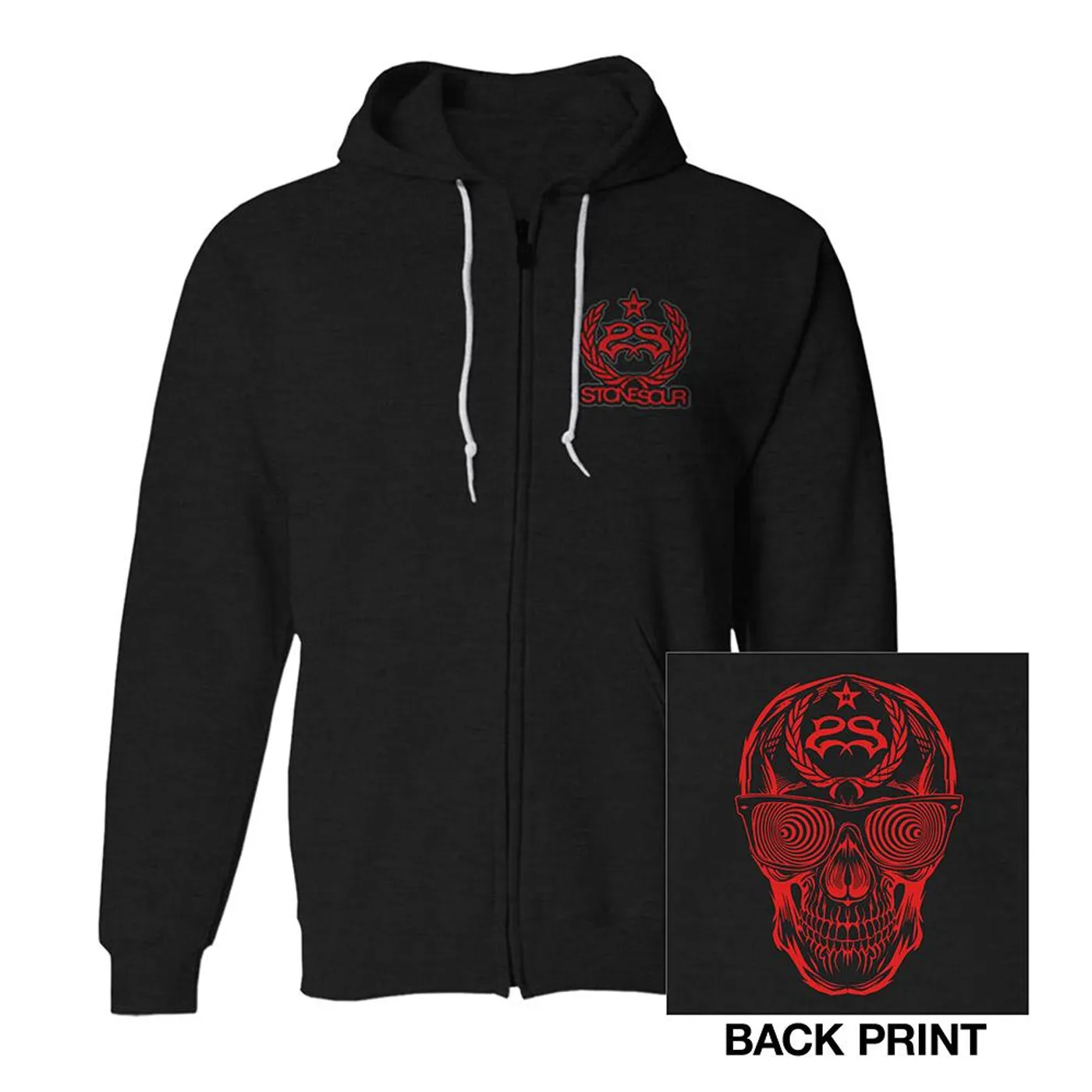 Stone Sour Skull Zip Hoodie