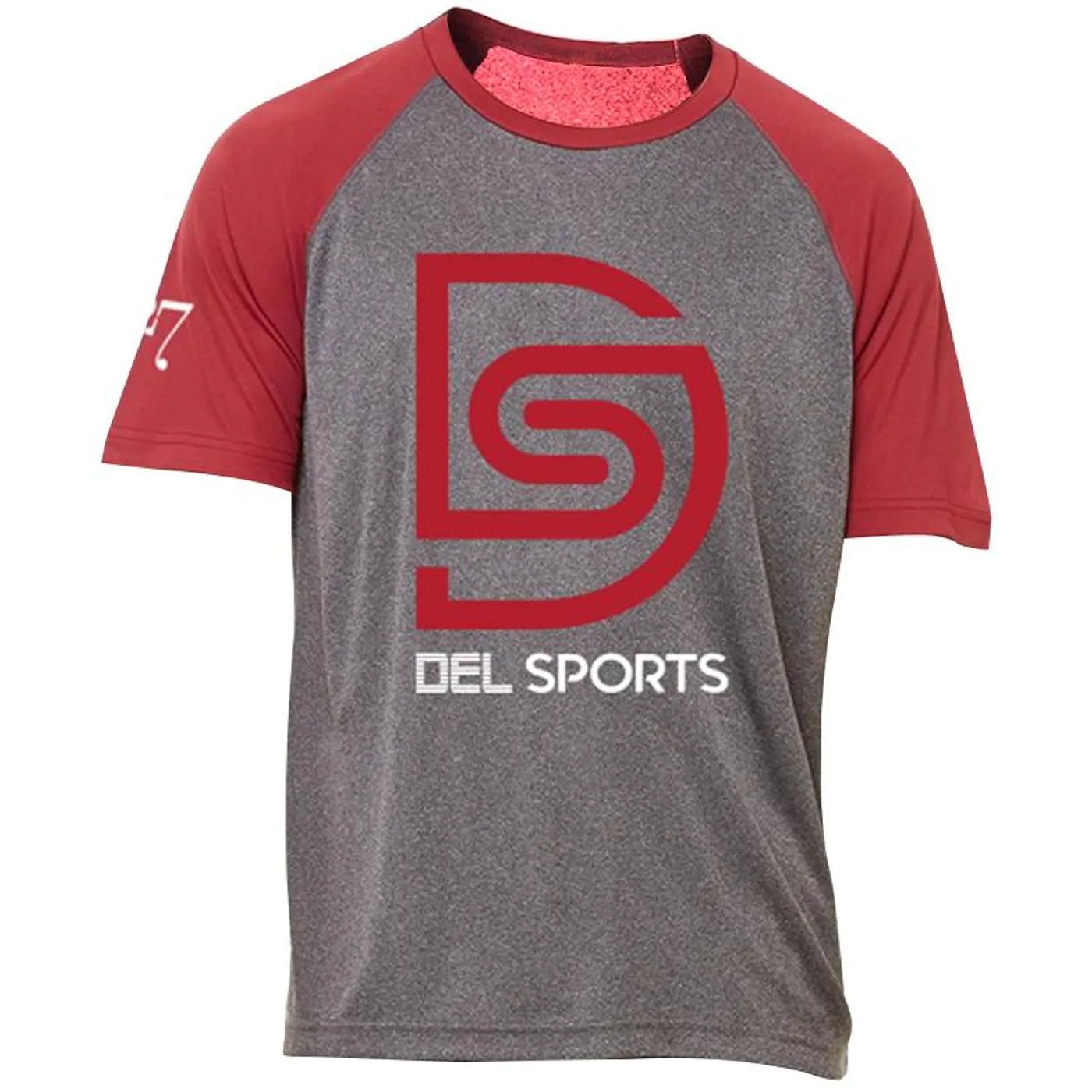 DEL Records DS Logo Fitness Raglan Tee