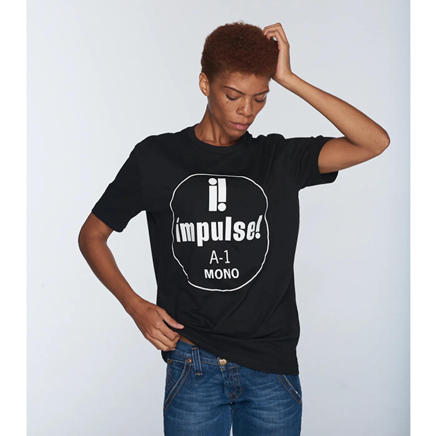 Impulse! Records Front Logo T-Shirt - Black