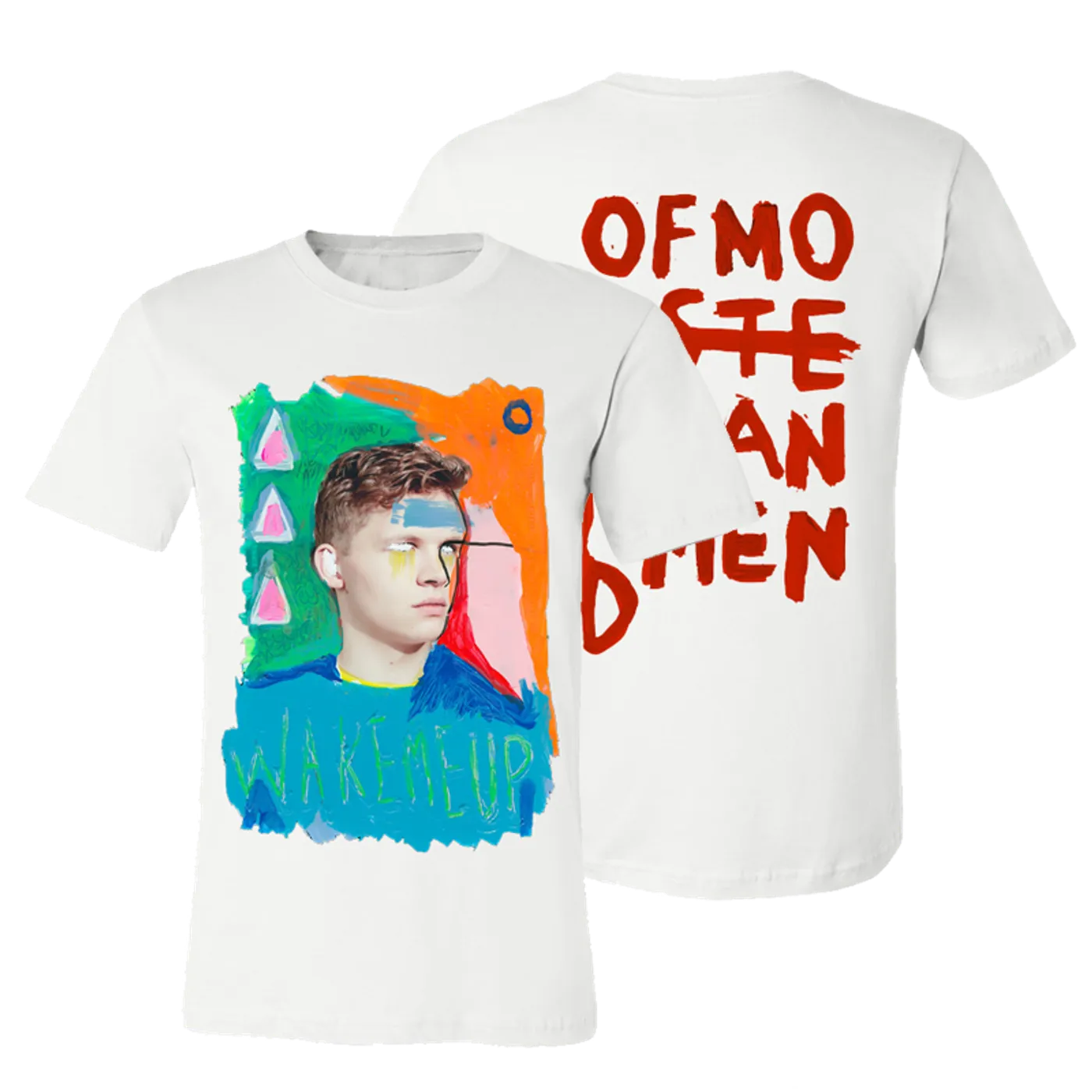 Of Monsters and Men WAKE ME UP WHITE TEE