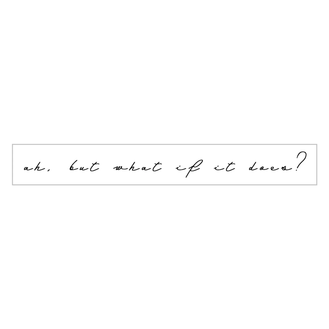 Amber Scholl "What If" Sticker