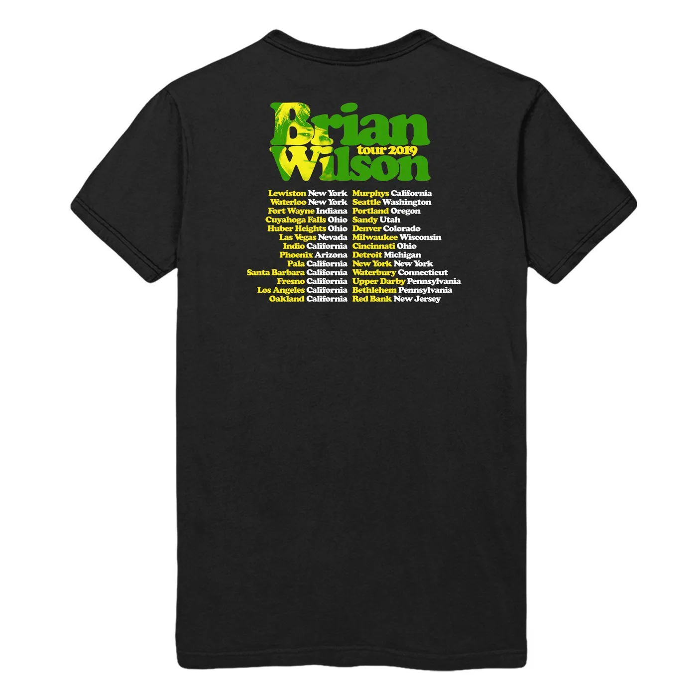 Brian Wilson Palm Trees 2019 Tour Tee