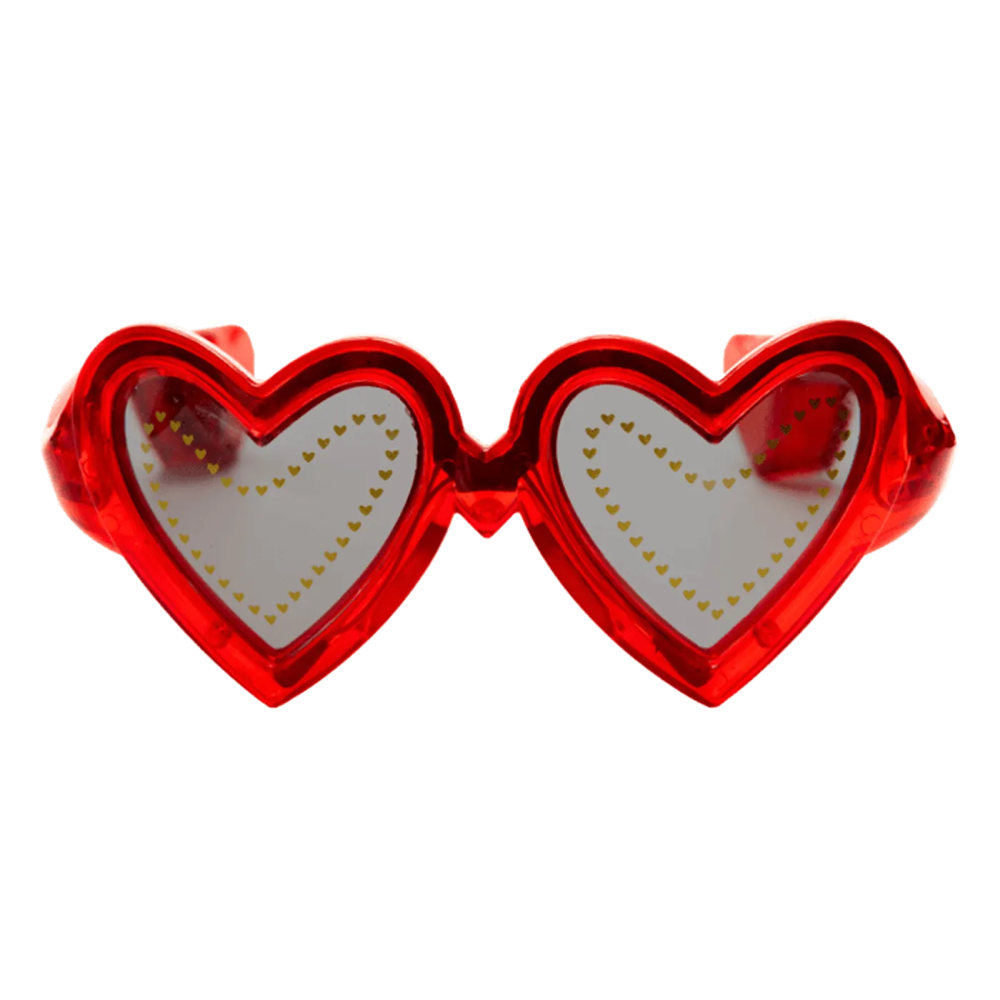 Elton John Red Heart Light Up Glasses