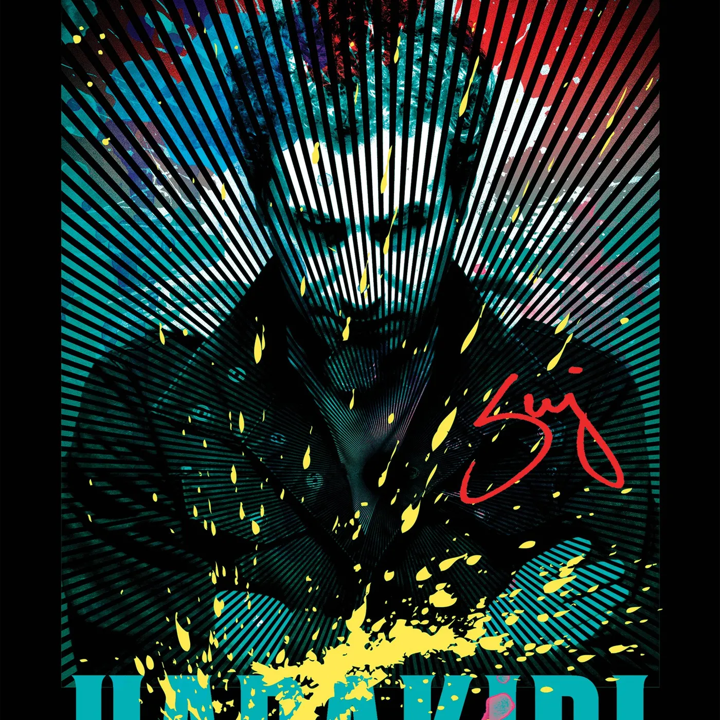 Serj Tankian Harakiri 'Splatter' Promotional Poster - Autographed