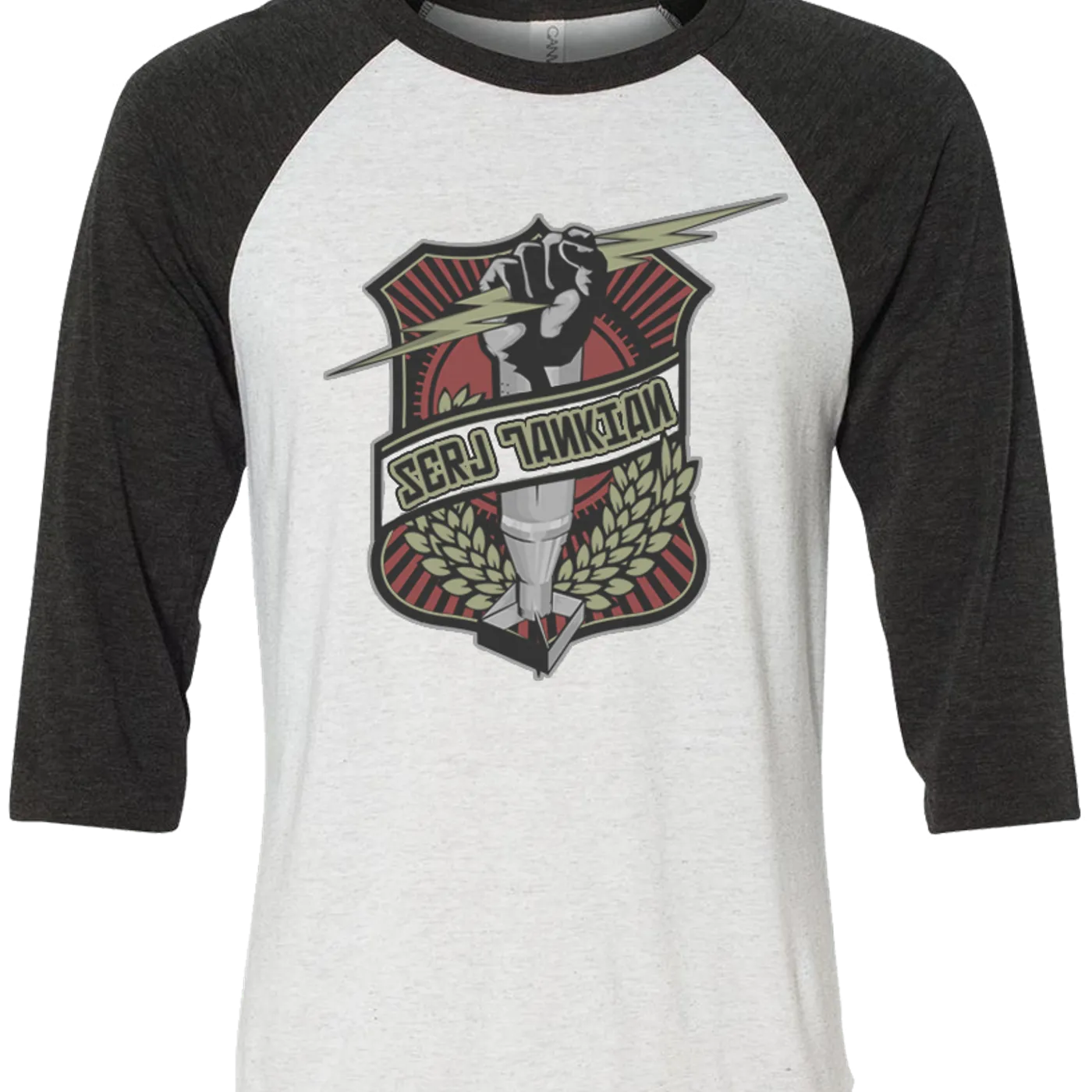 Serj Tankian Men's | Iron Fist | 3/4 Sleeve Baseball Tee