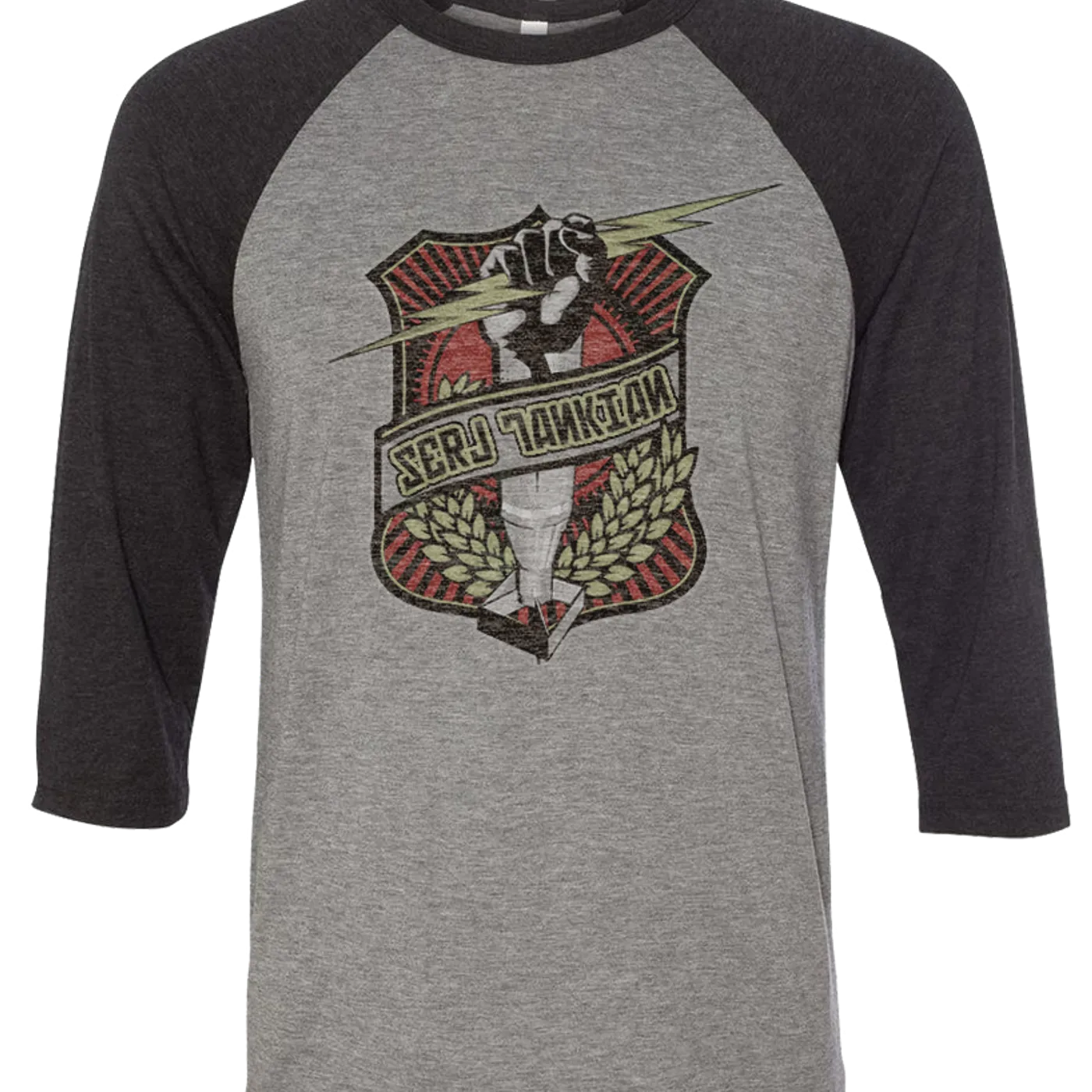 Serj Tankian Men's | Iron Fist | 3/4 Sleeve Baseball Tee