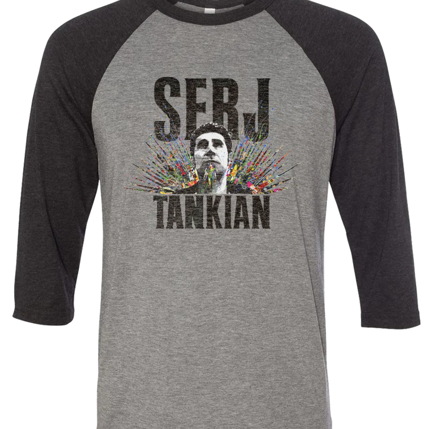 Serj Tankian Men's | Explosion | 3/4 Sleeve Baseball Tee