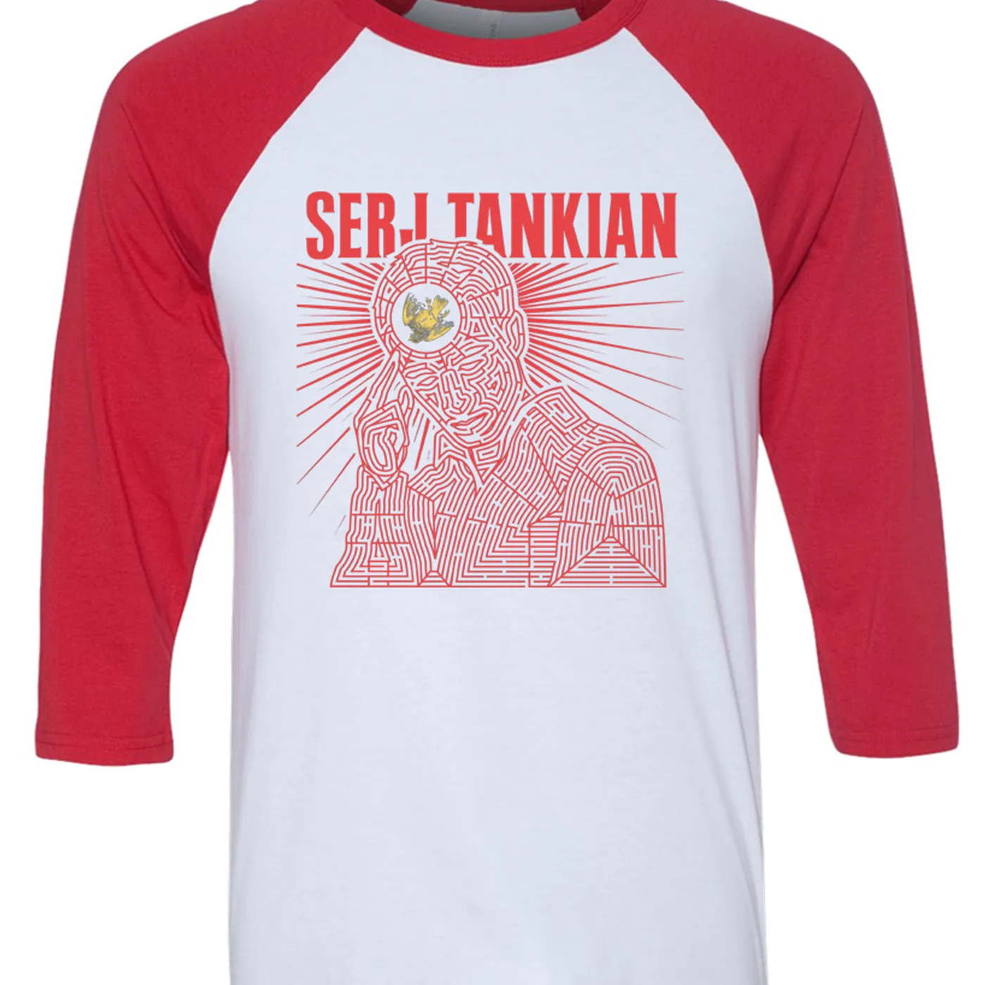 Serj Tankian Men's | Figure It Out | 3/4 Sleeve Baseball Tee