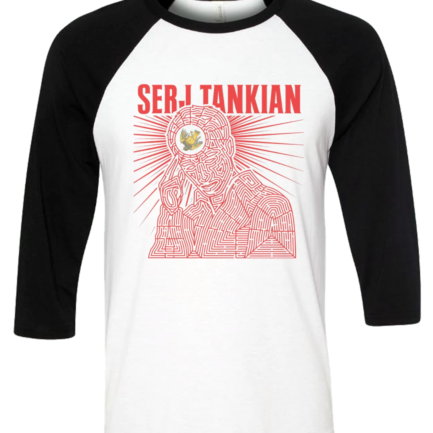 Serj Tankian Men's | Figure It Out | 3/4 Sleeve Baseball Tee
