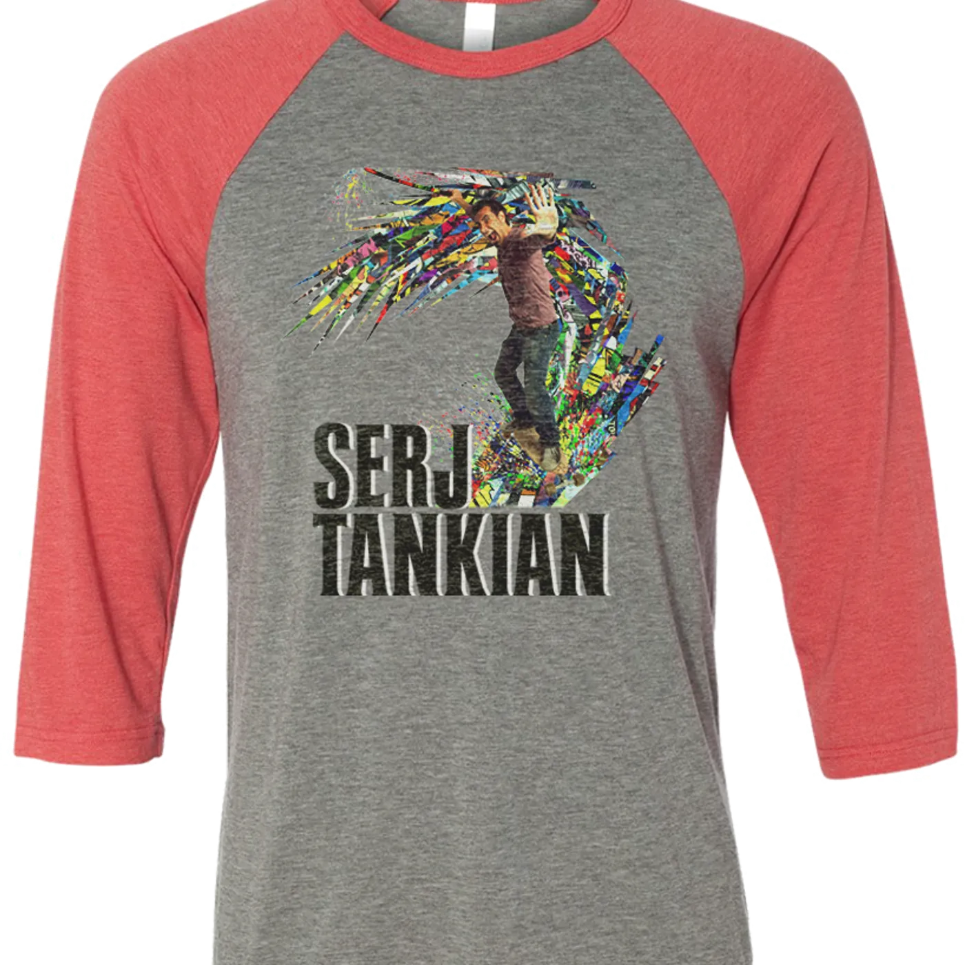 Serj Tankian Men's | Waverider | 3/4 Sleeve Baseball Tee