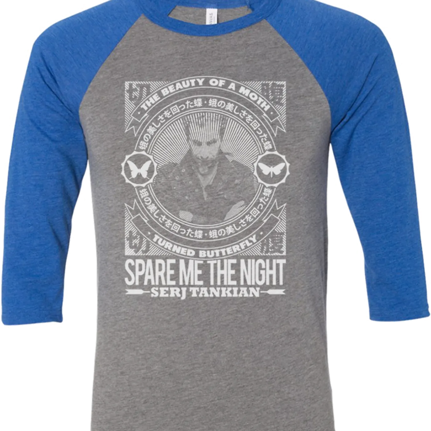Serj Tankian Women's | Butterfly | 3/4 Sleeve Baseball Tee