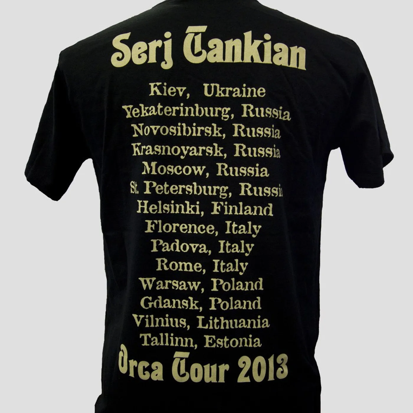 Serj Tankian Orca 2013 Tour Photo T-Shirt