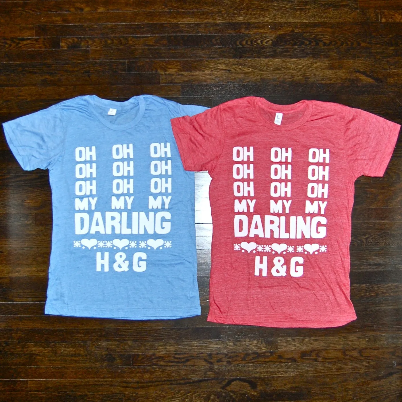 'Darling' Tee (blue) - Handsome and Gretyl